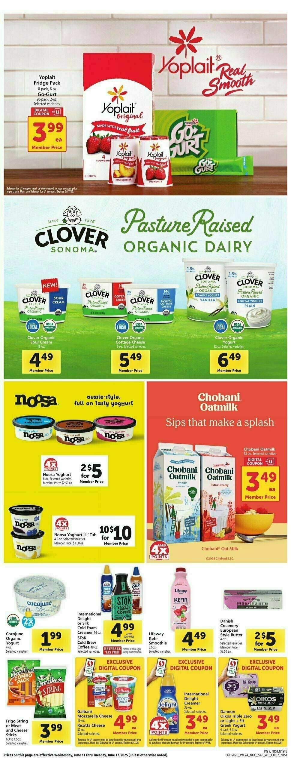 Safeway Weekly Ad from June 11