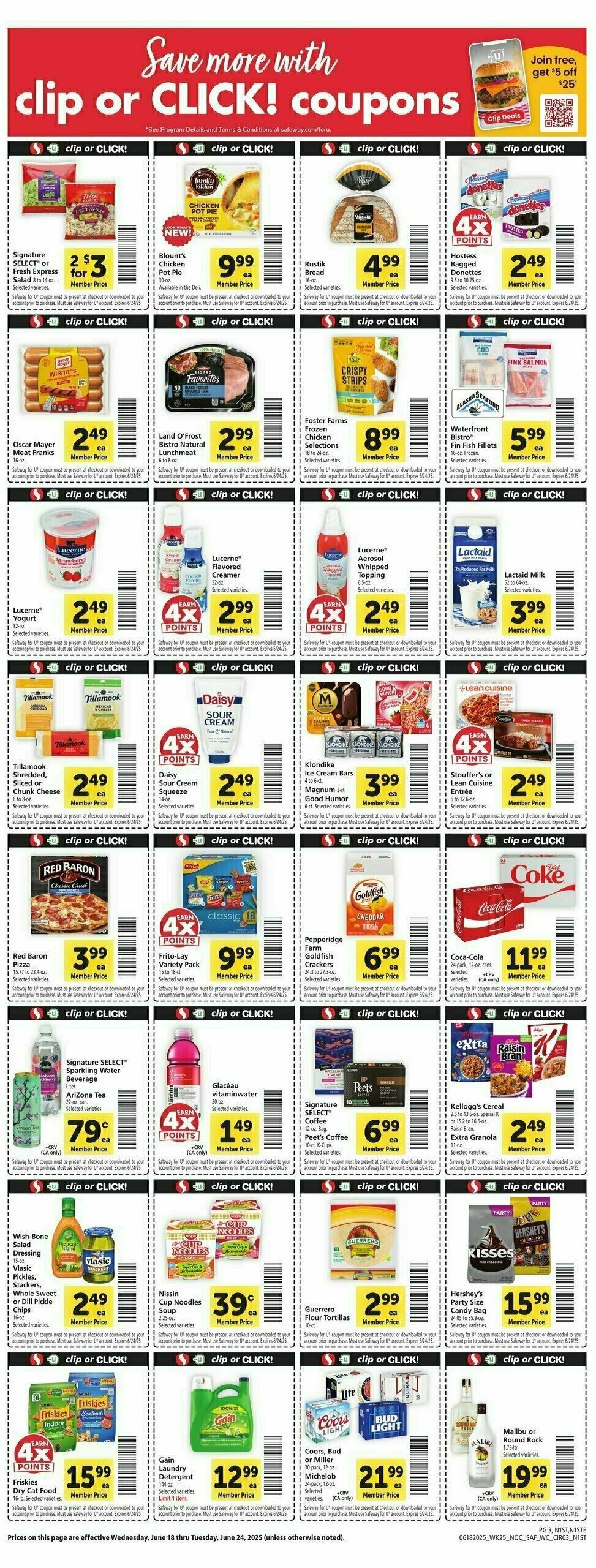 Safeway Weekly Ad from June 18
