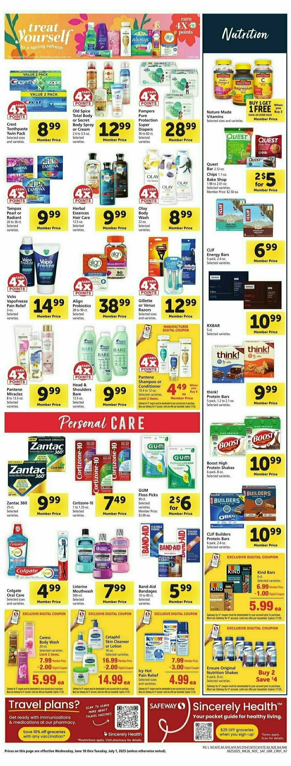 Safeway Weekly Ad from June 25