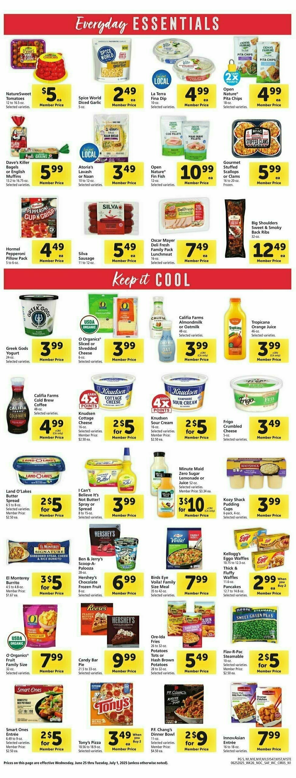 Safeway Weekly Ad from June 25