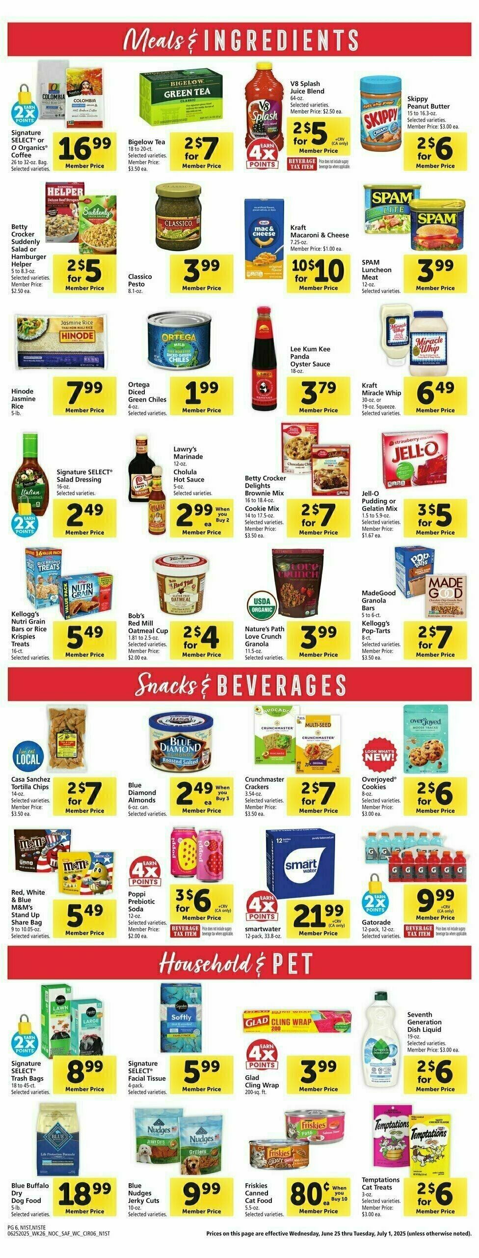 Safeway Weekly Ad from June 25