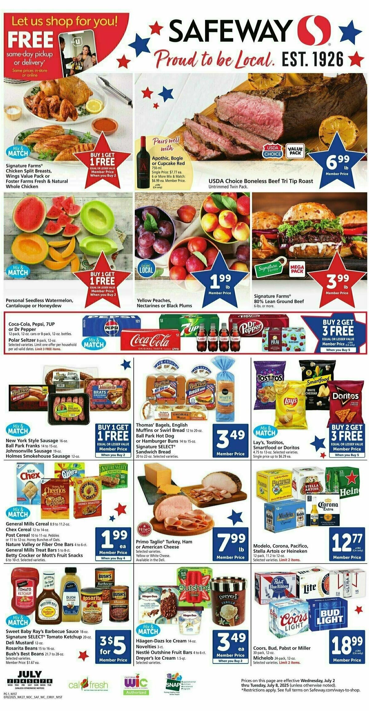 Safeway Weekly Ad from July 2