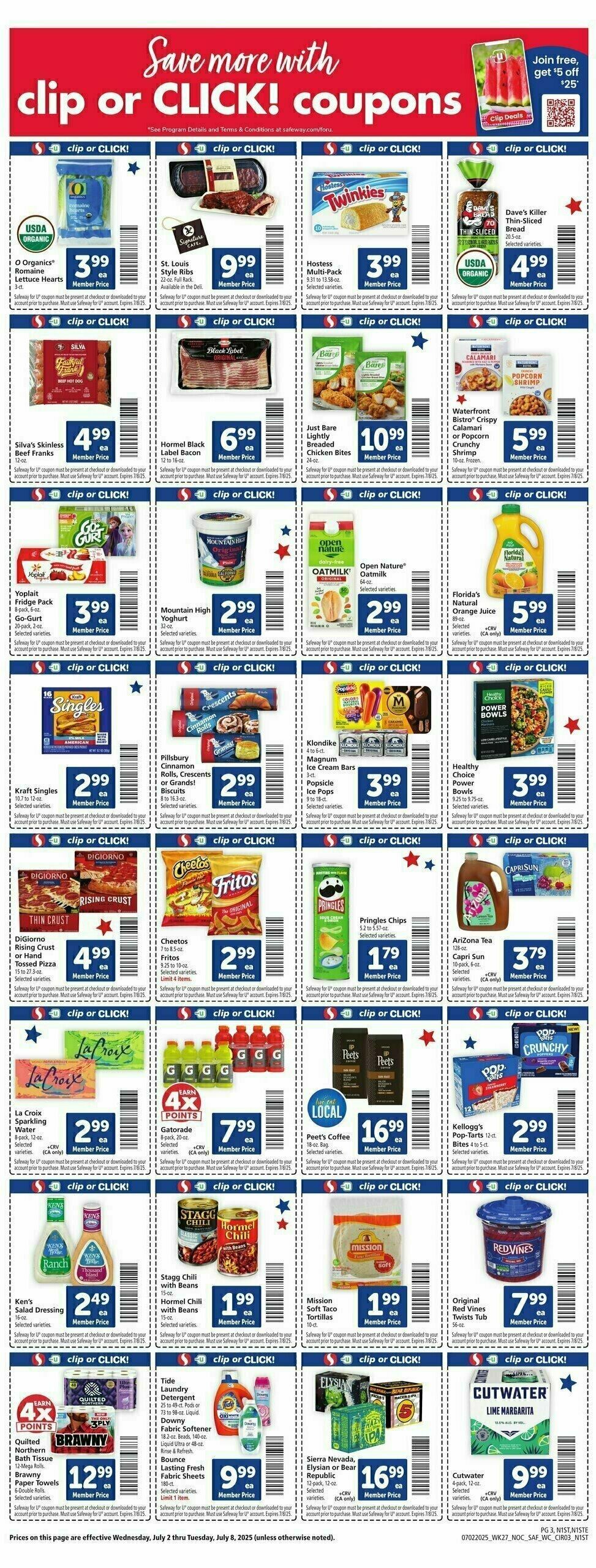 Safeway Weekly Ad from July 2
