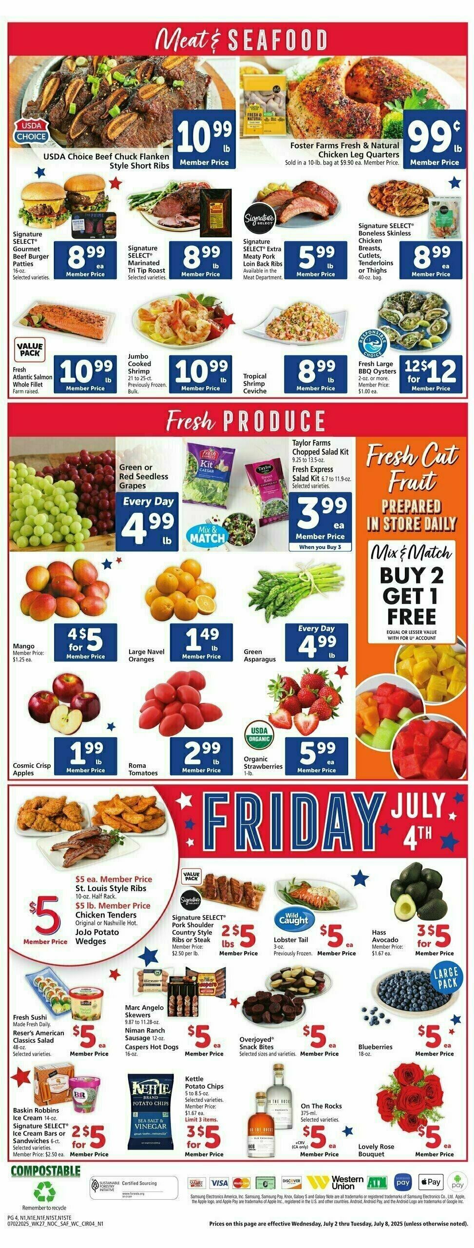 Safeway Weekly Ad from July 2