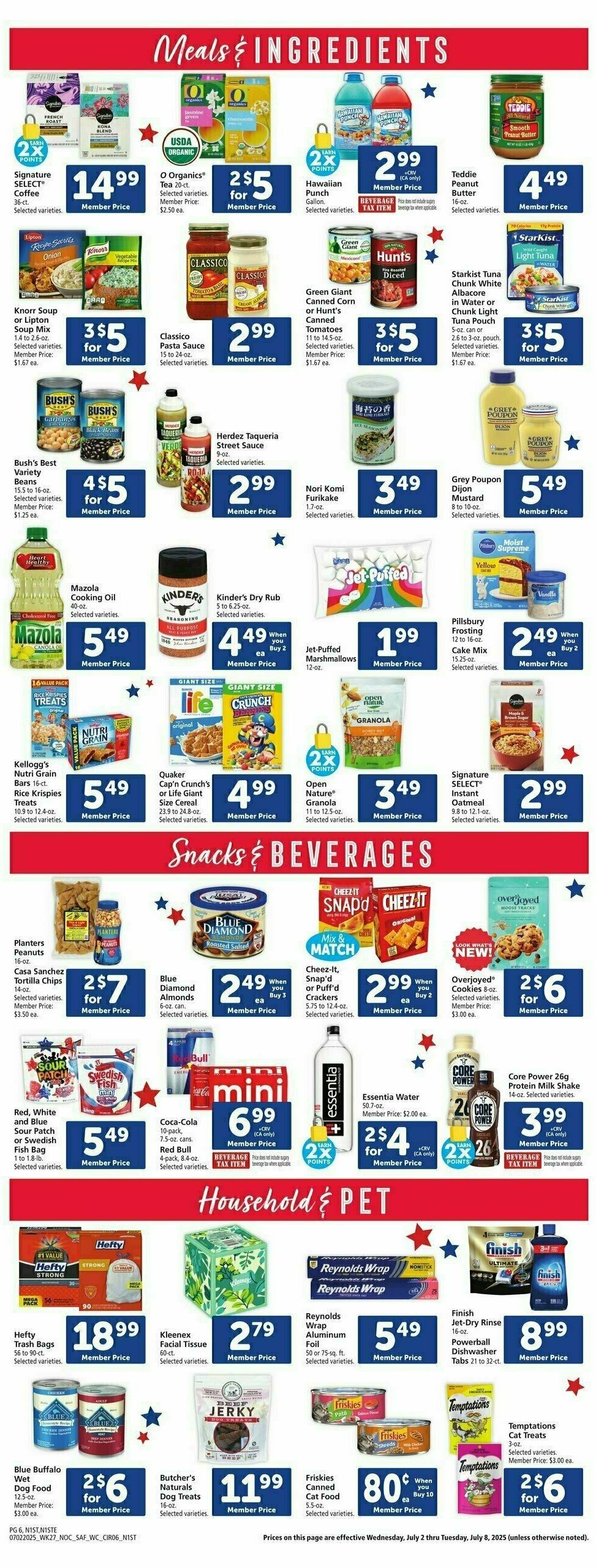 Safeway Weekly Ad from July 2