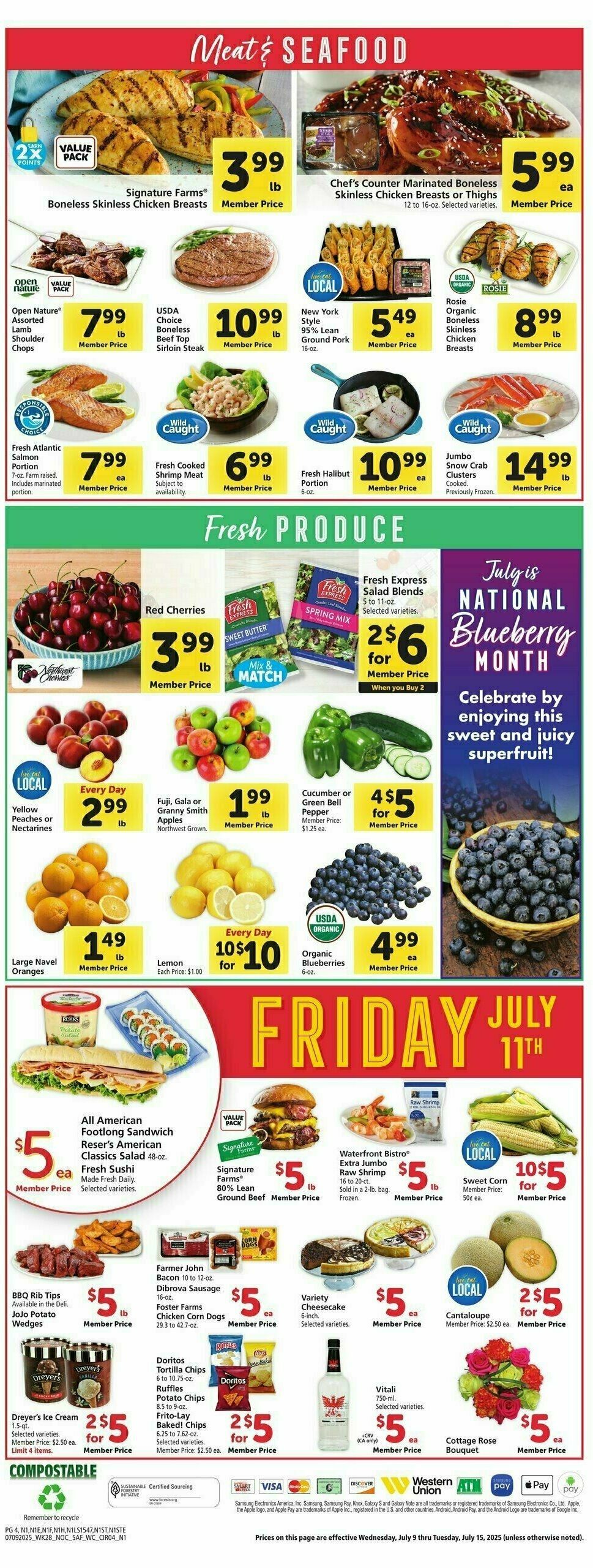 Safeway Weekly Ad from July 9