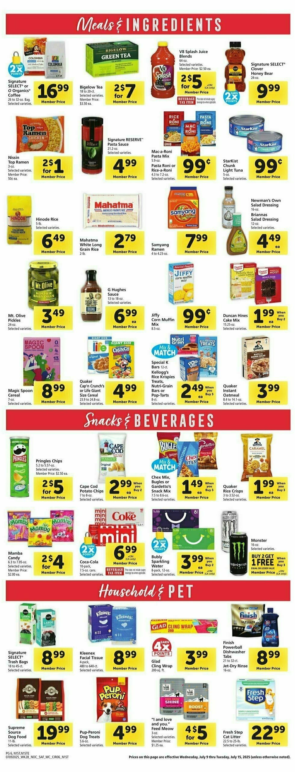 Safeway Weekly Ad from July 9