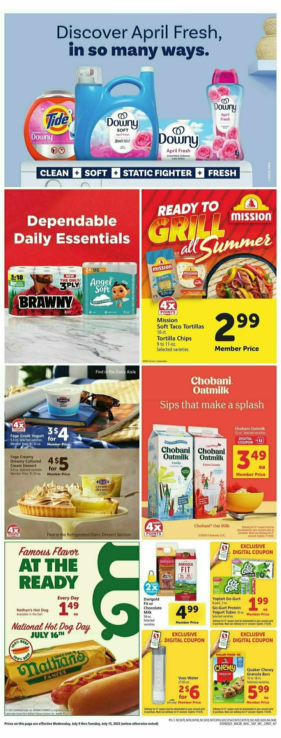 Safeway Weekly Ad from July 9