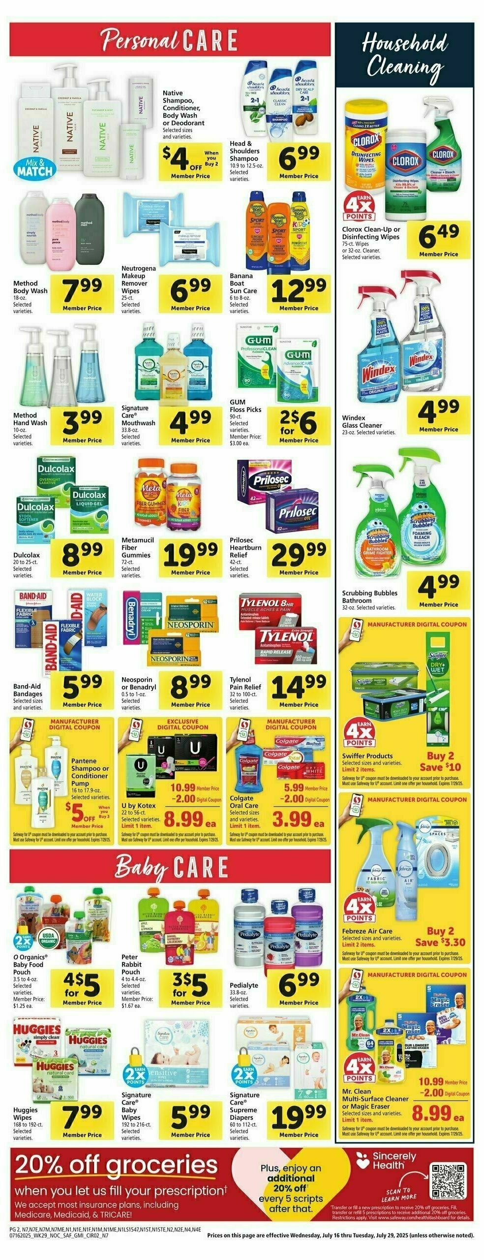 Safeway Weekly Ad from July 16