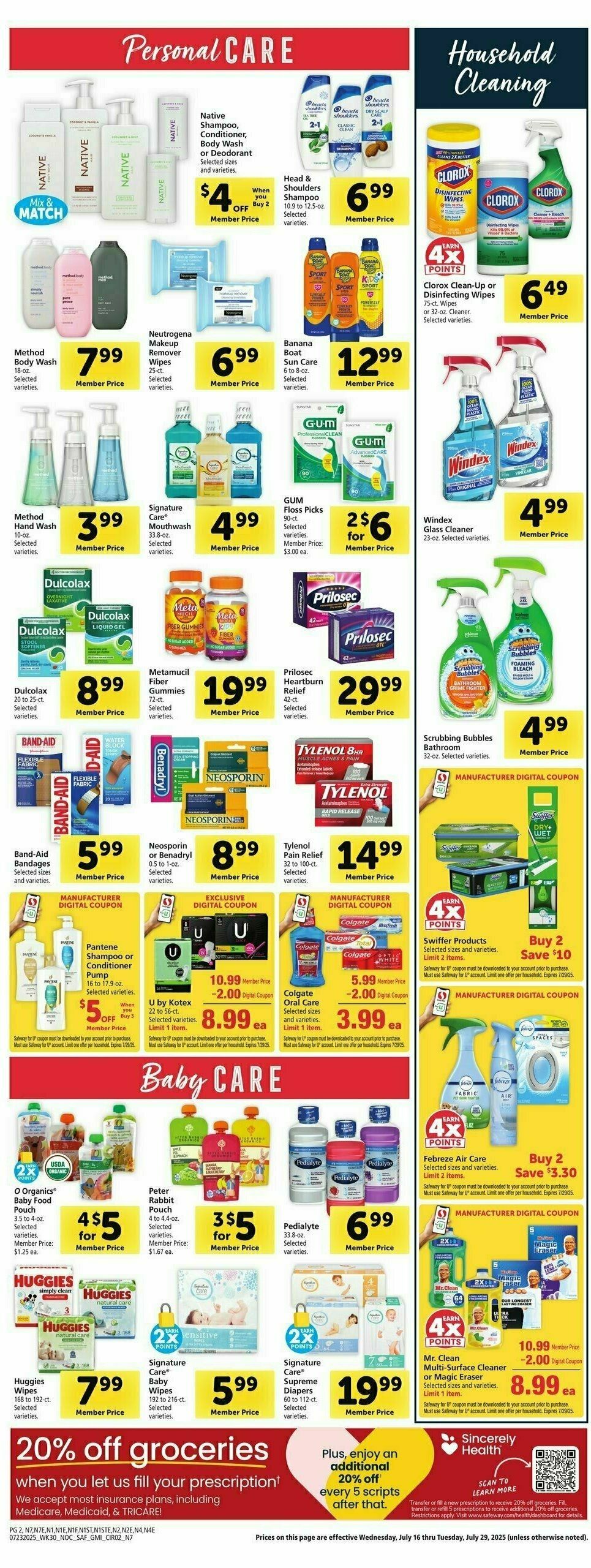 Safeway Weekly Ad from July 23