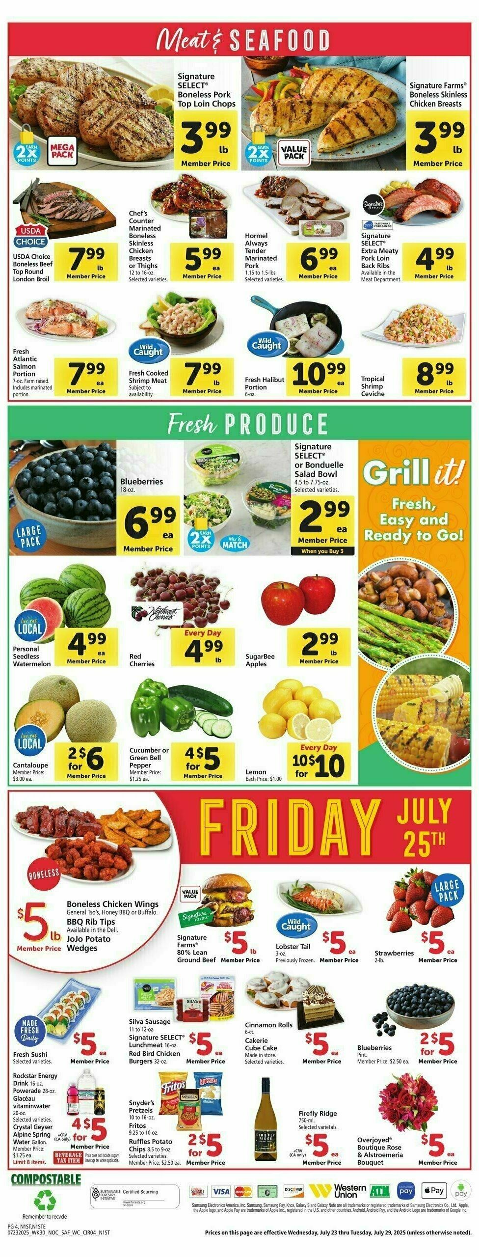 Safeway Weekly Ad from July 23