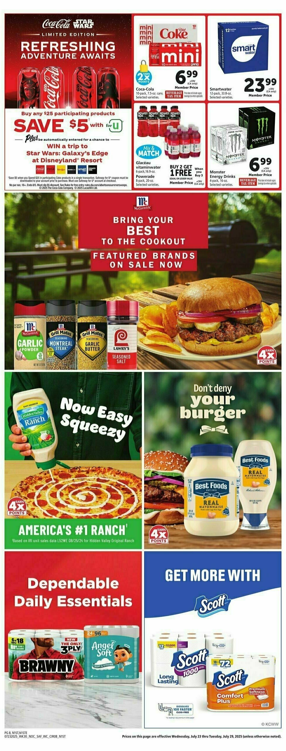 Safeway Weekly Ad from July 23