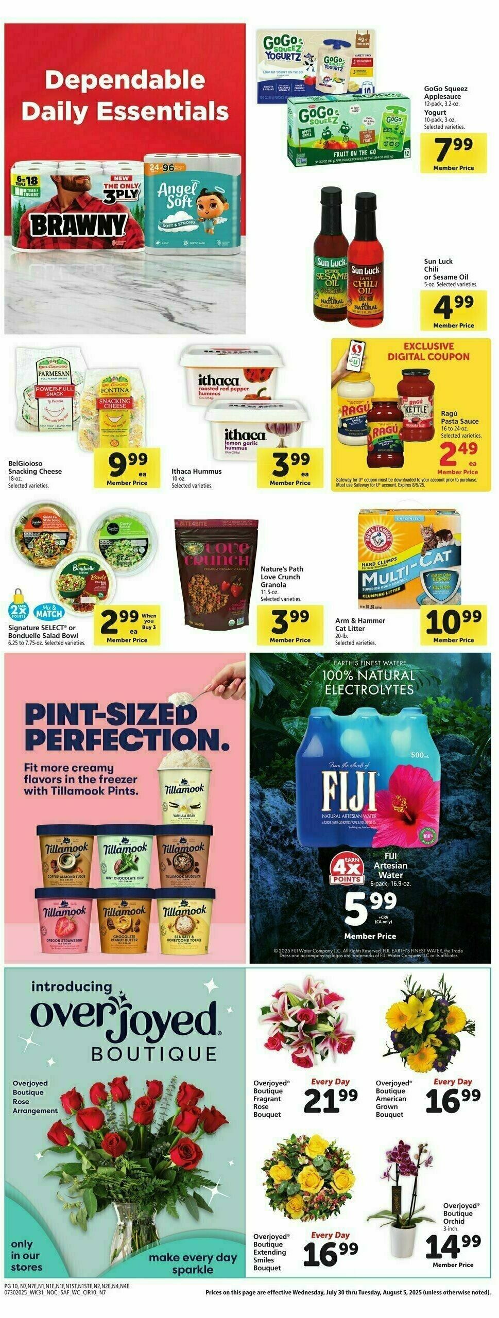 Safeway Weekly Ad from July 30