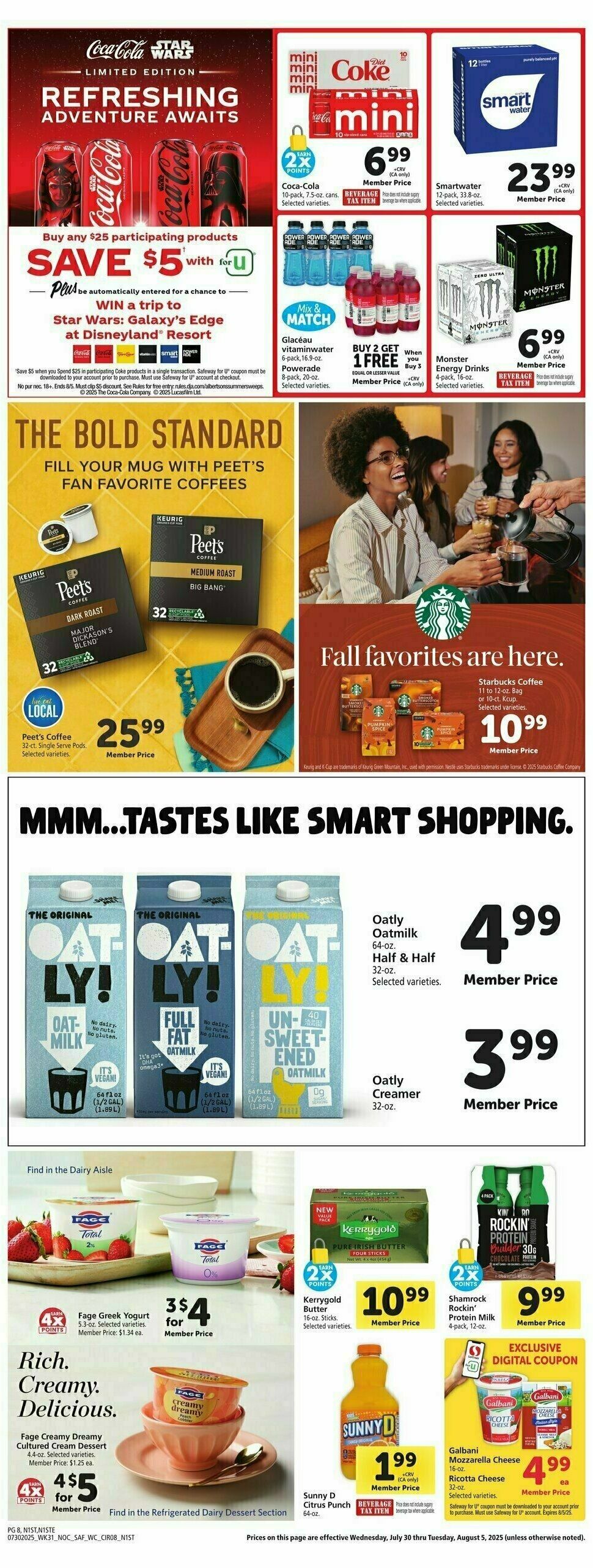 Safeway Weekly Ad from July 30