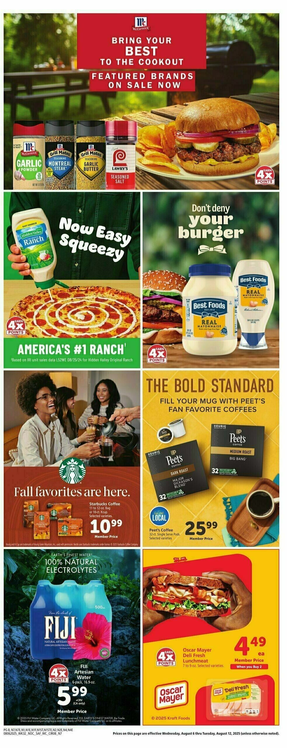 Safeway Weekly Ad from August 6