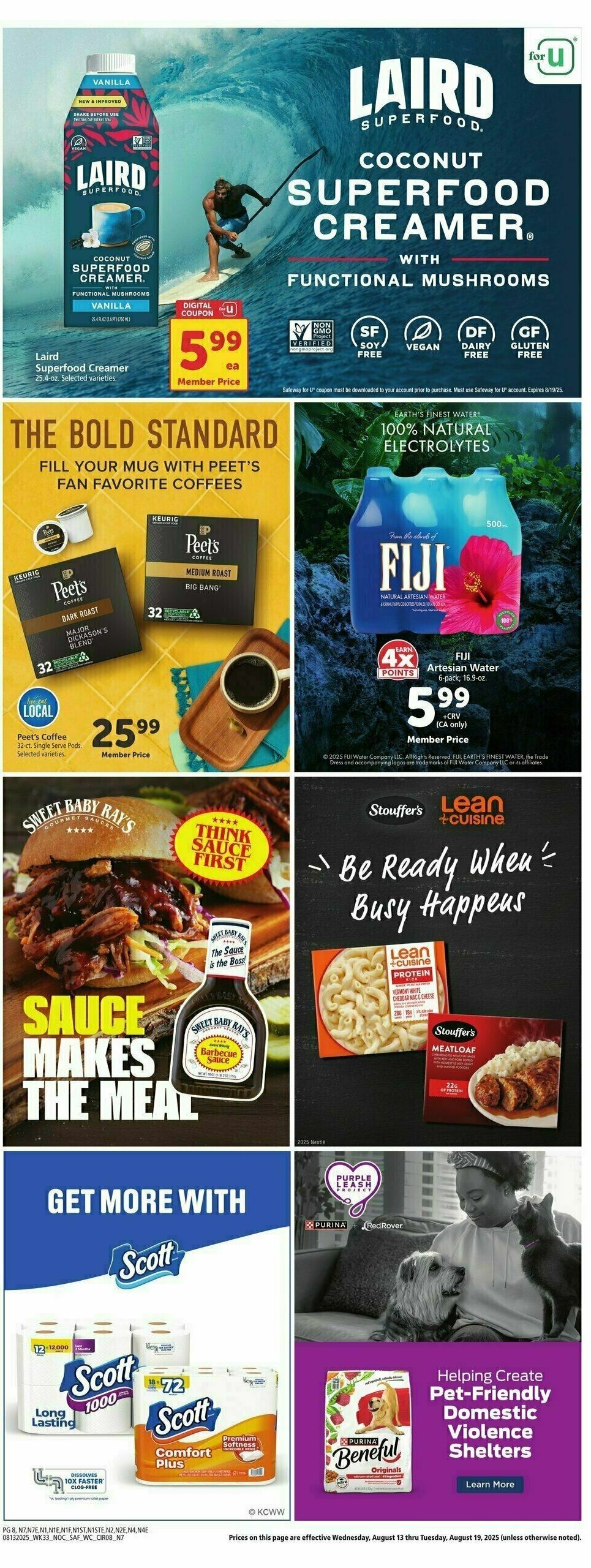 Safeway Weekly Ad from August 13