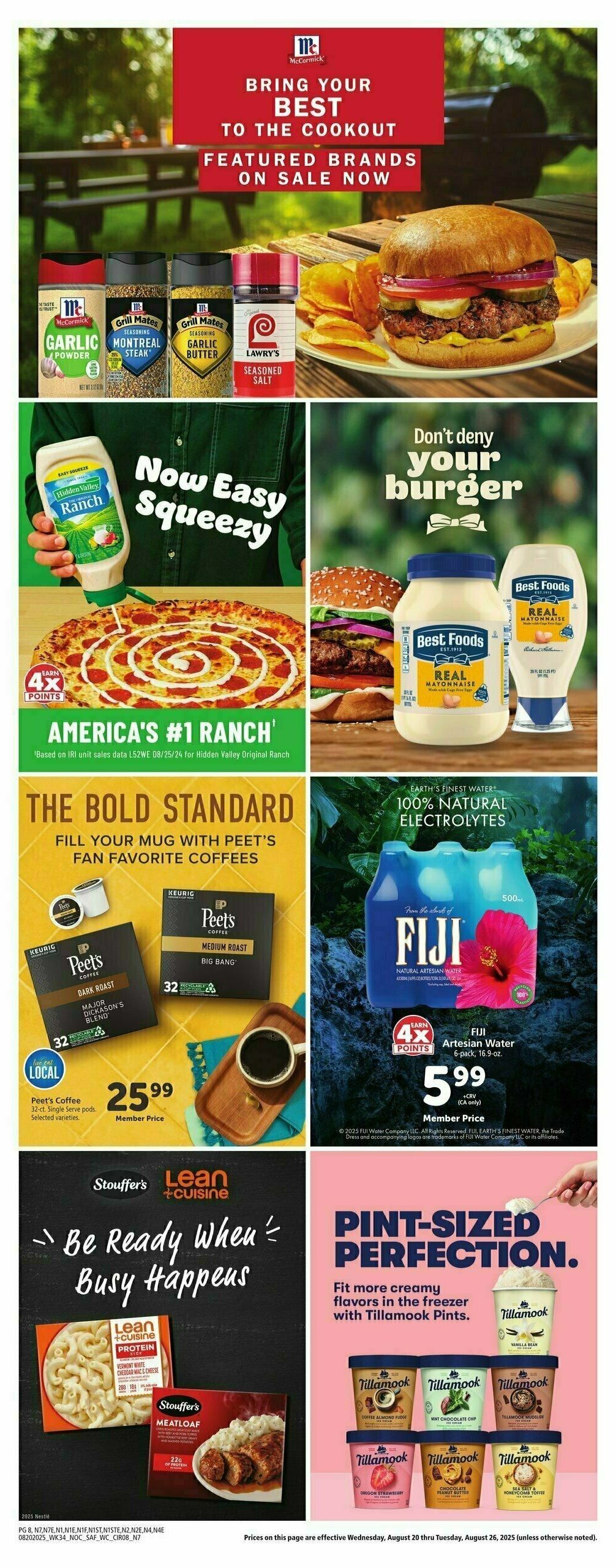 Safeway Weekly Ad from August 20
