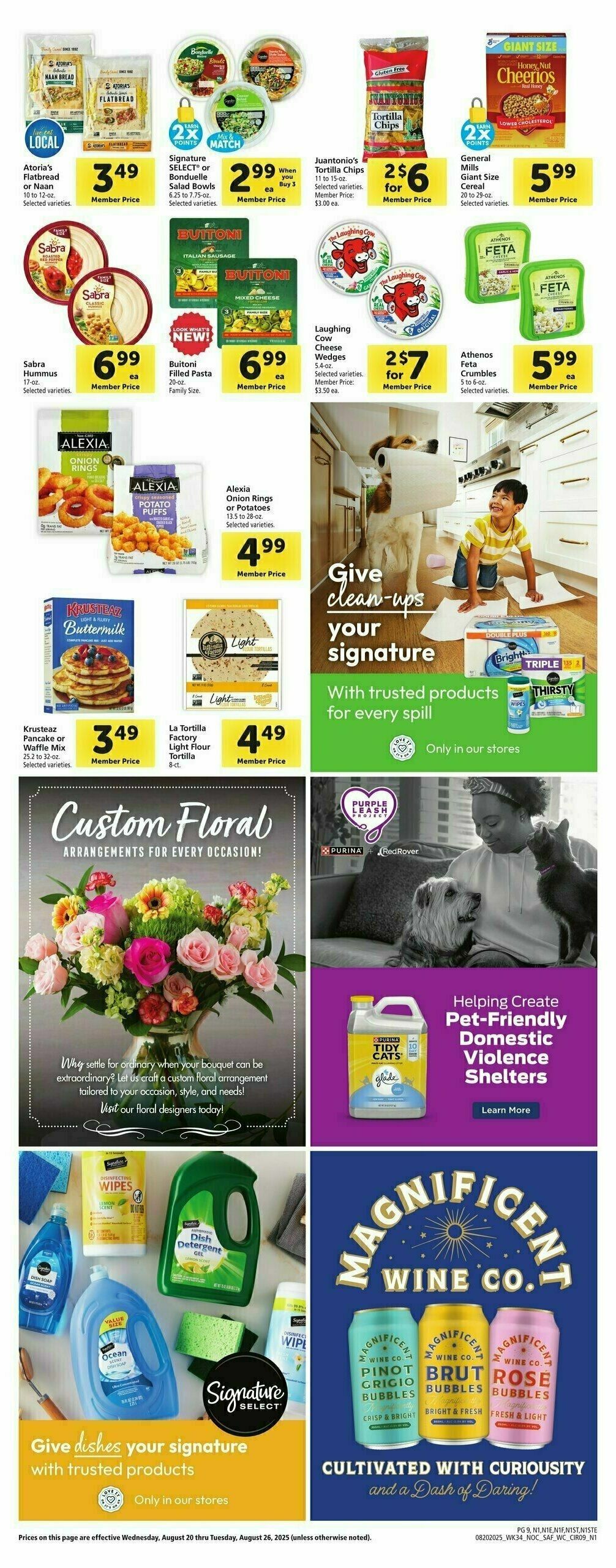Safeway Weekly Ad from August 20