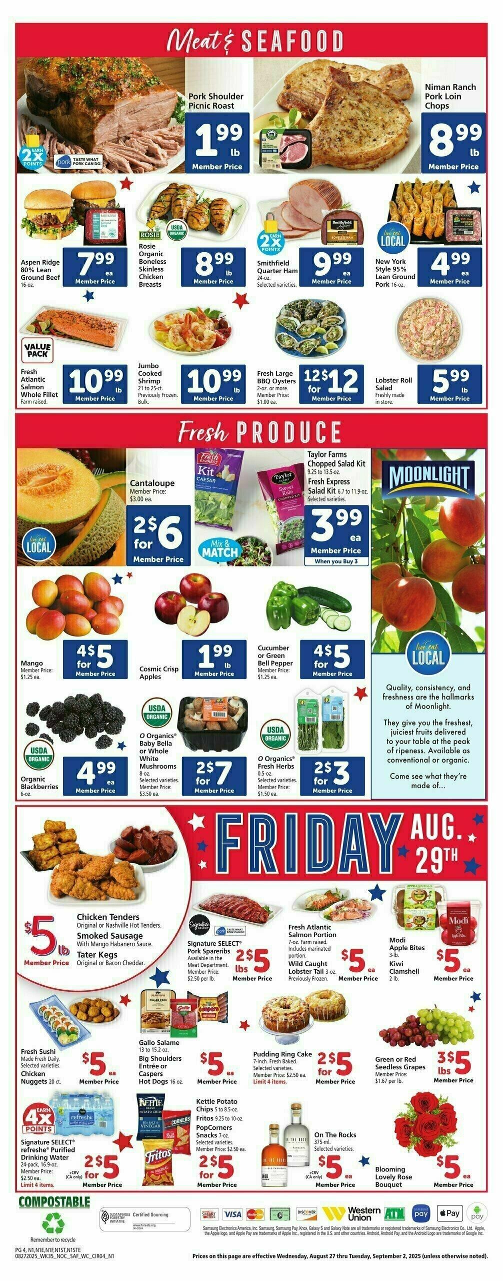 Safeway Weekly Ad from August 27
