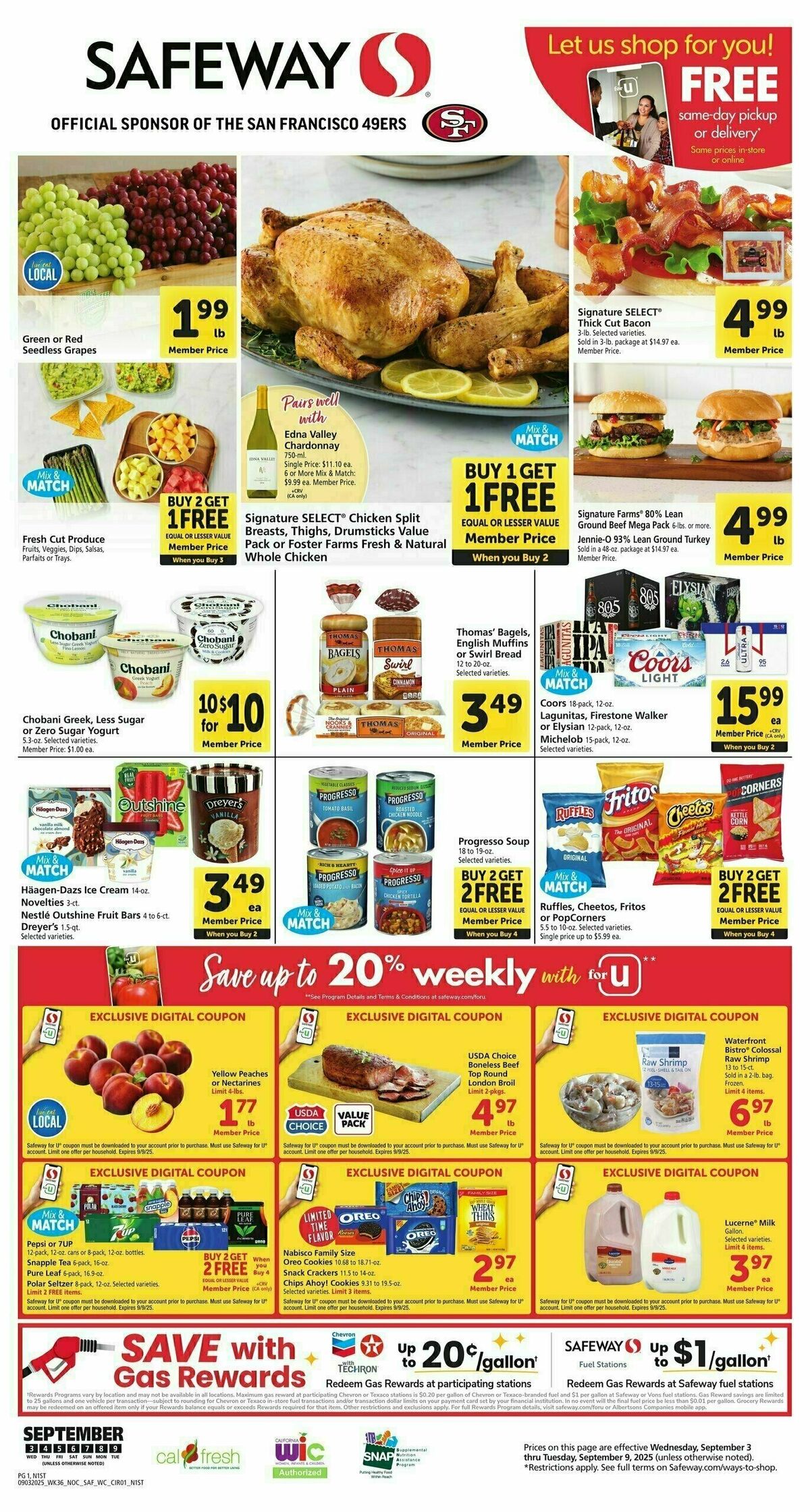 Safeway Weekly Ad from September 3