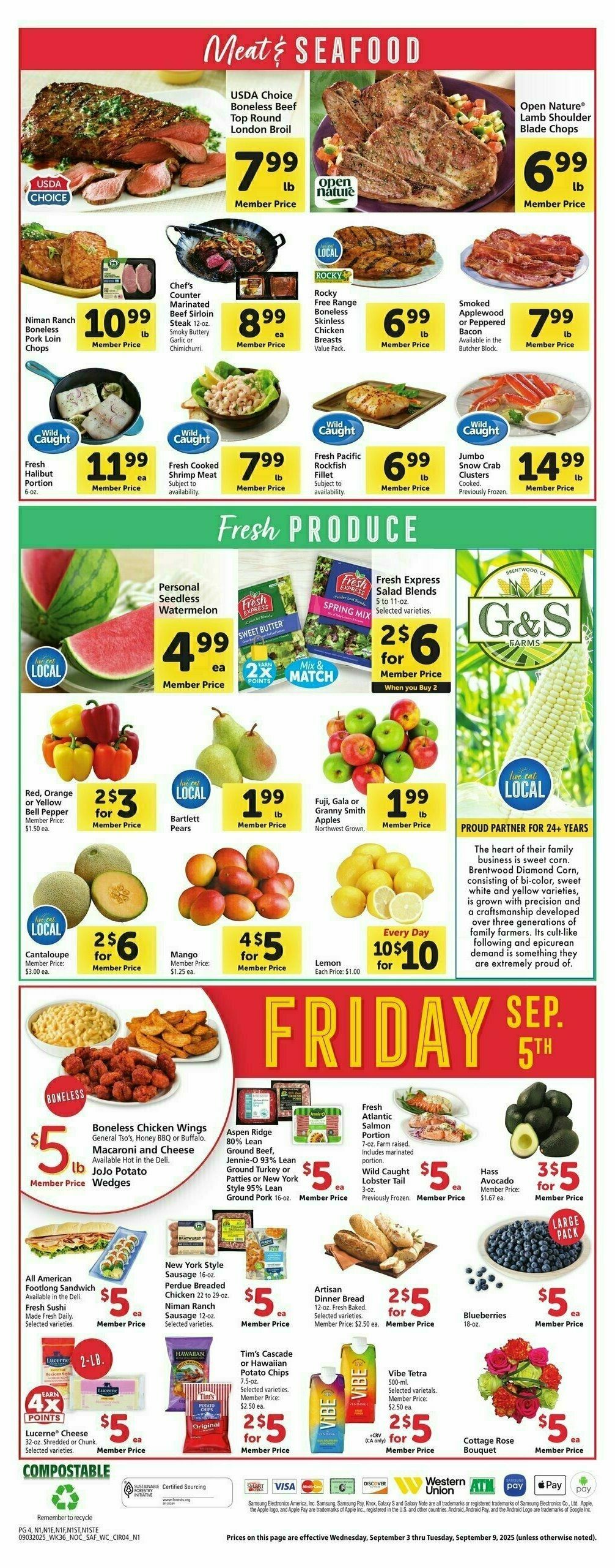 Safeway Weekly Ad from September 3