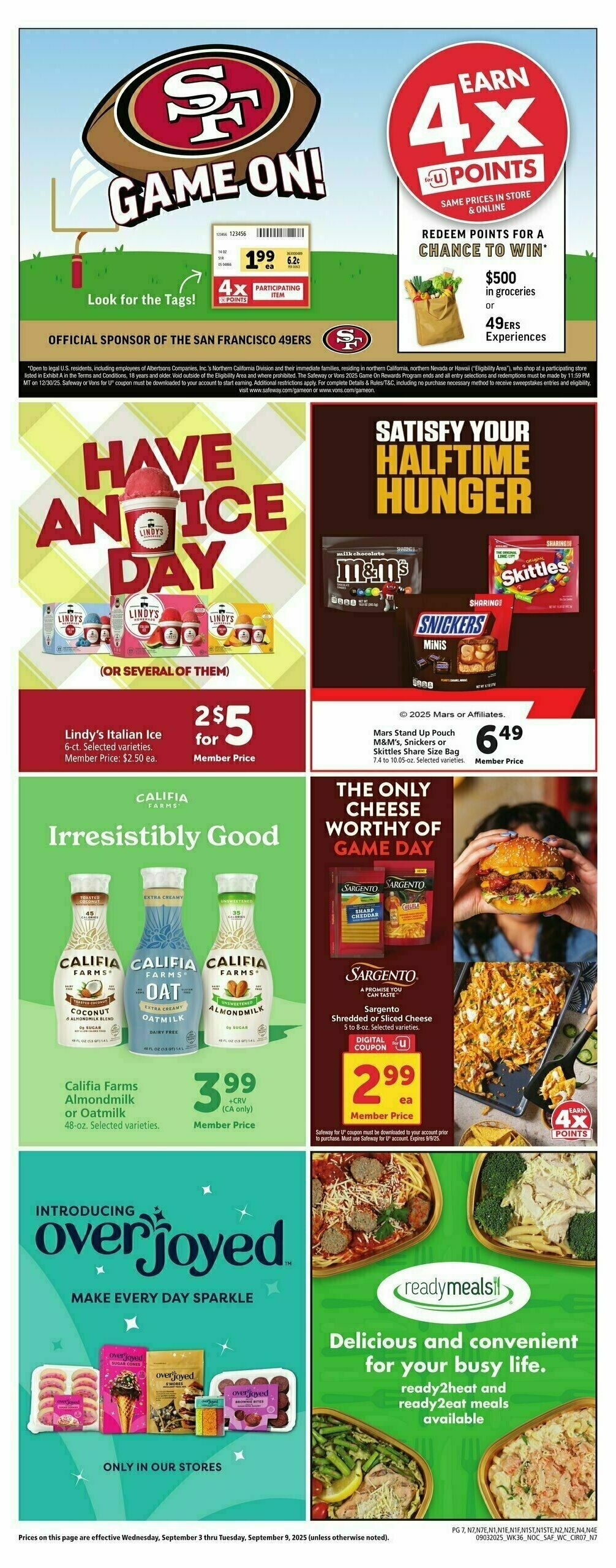 Safeway Weekly Ad from September 3