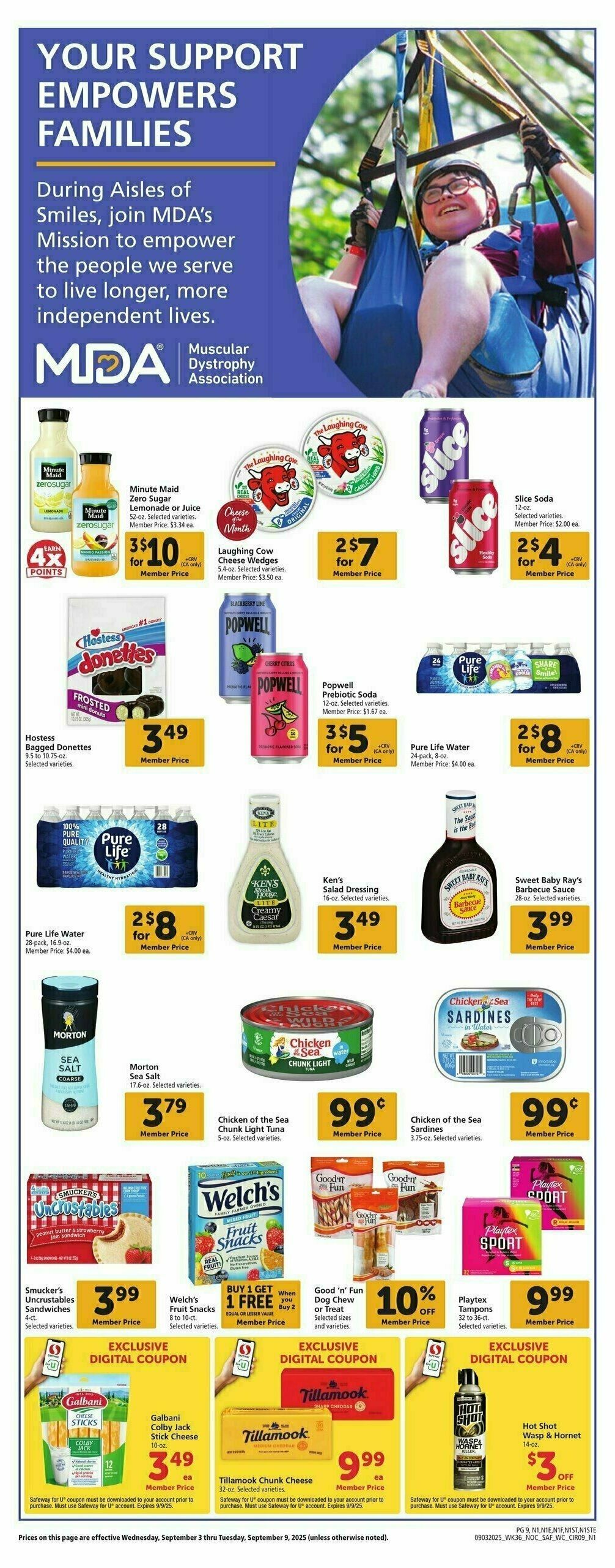 Safeway Weekly Ad from September 3
