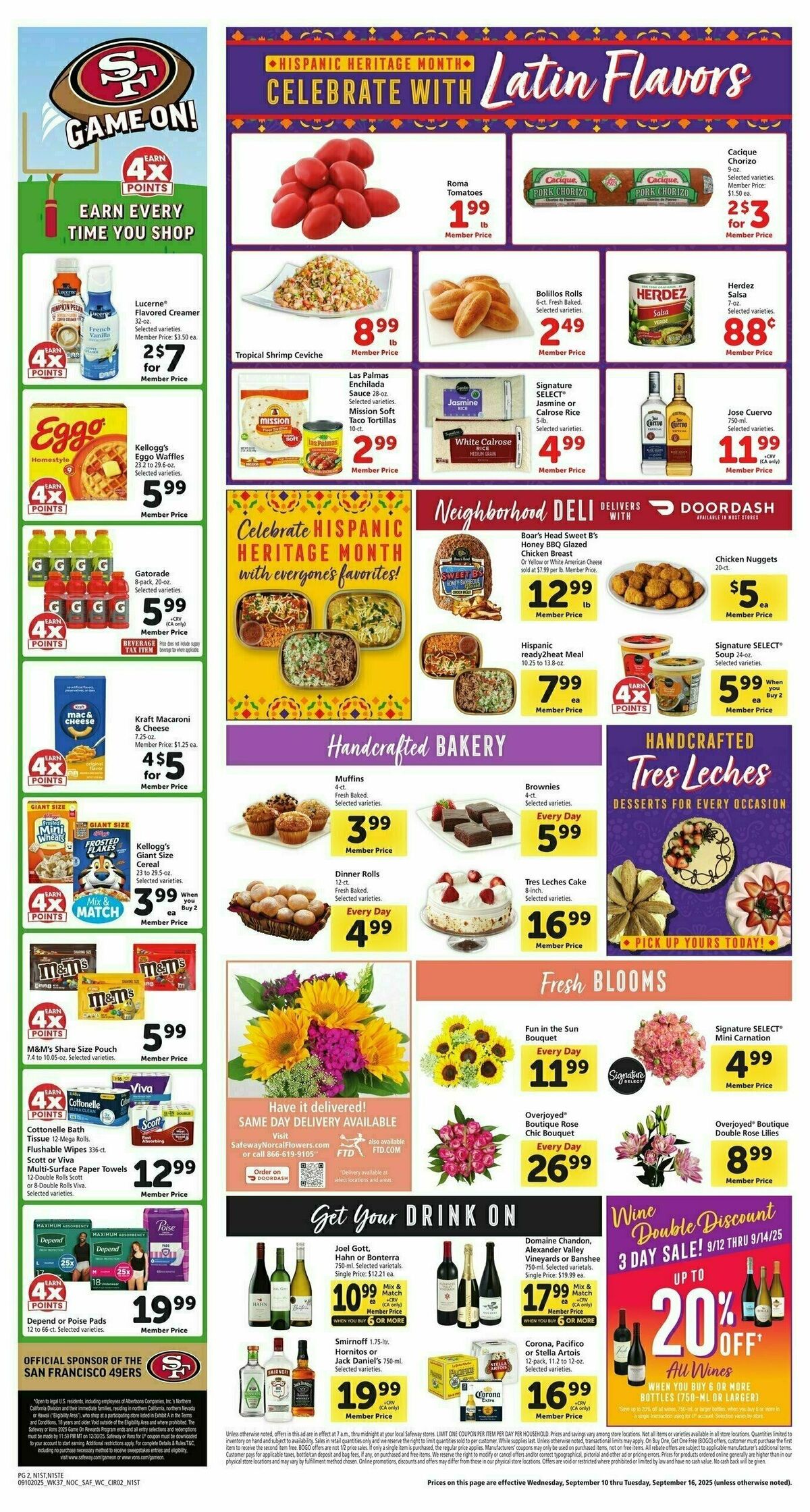 Safeway Weekly Ad from September 10