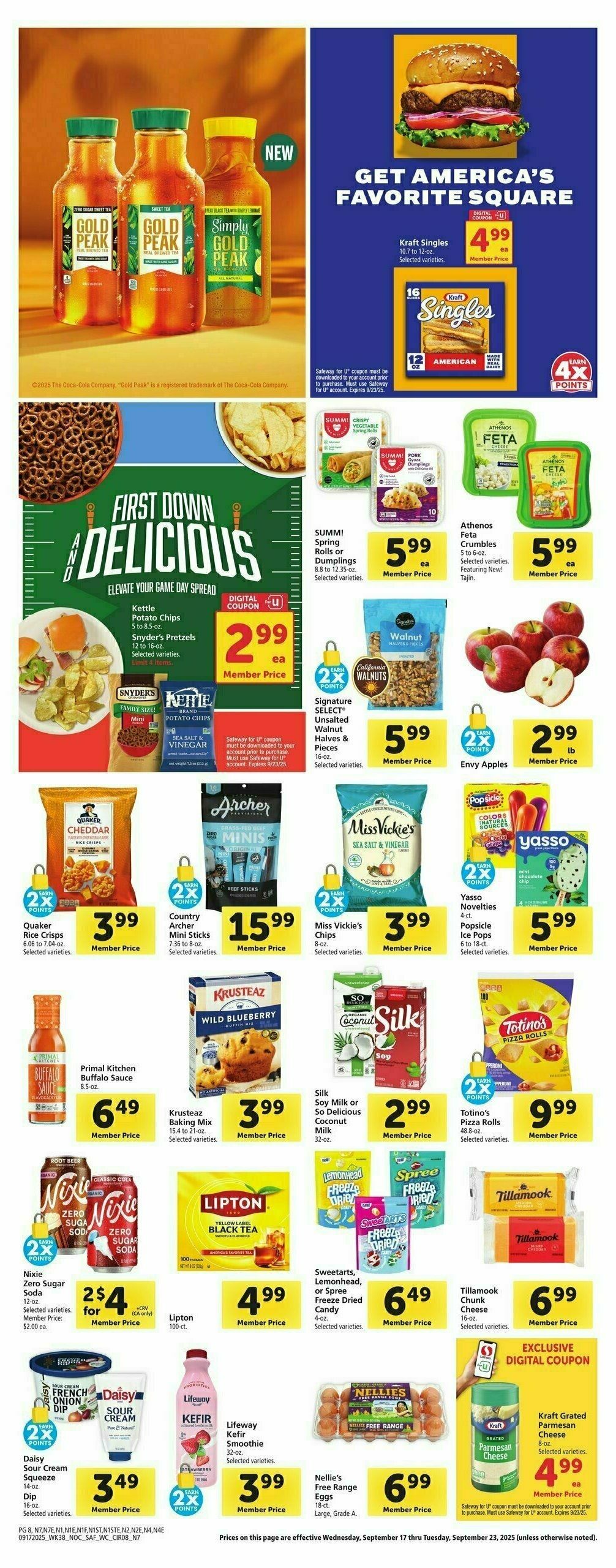 Safeway Weekly Ad from September 17