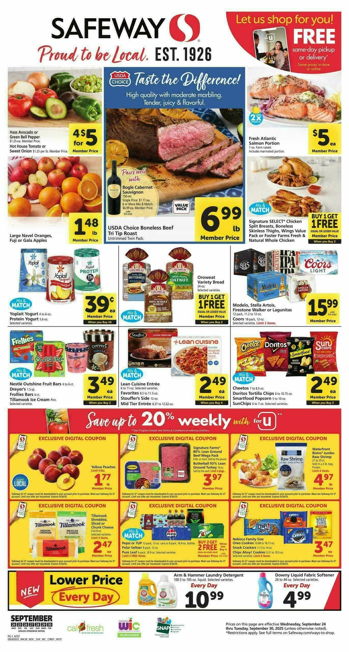 Safeway Weekly Ad from September 24