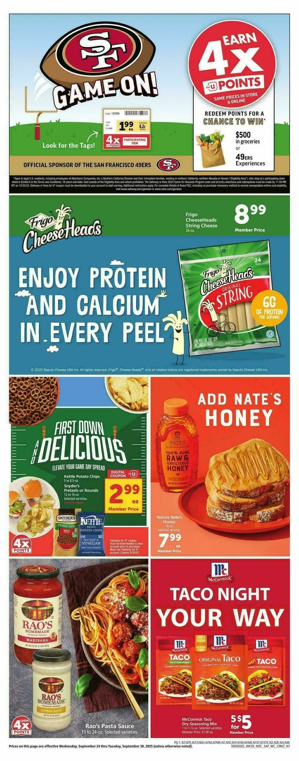 Safeway Weekly Ad from September 24