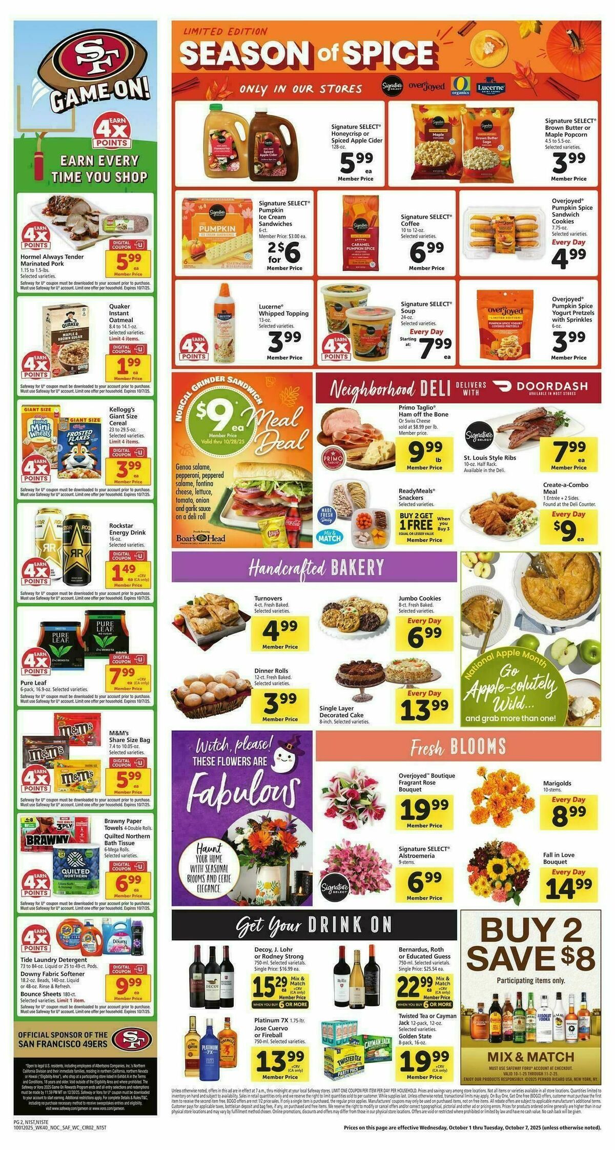 Safeway Weekly Ad from October 1