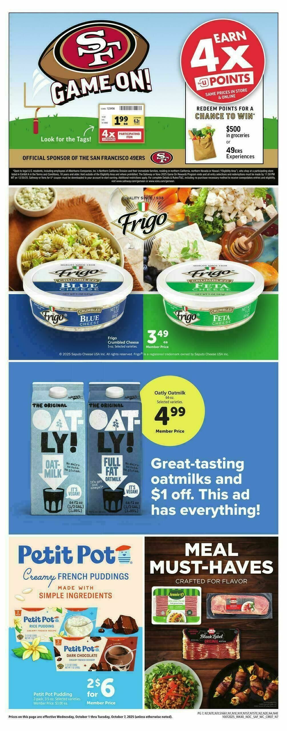 Safeway Weekly Ad from October 1