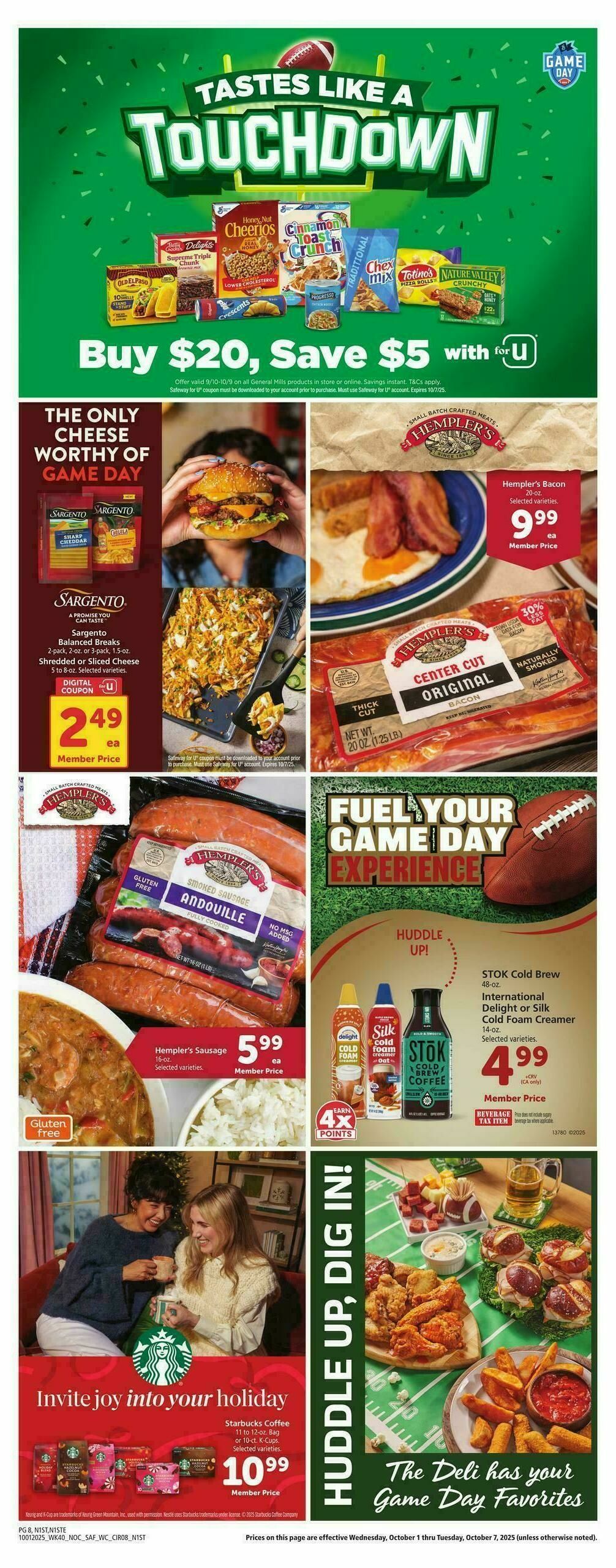 Safeway Weekly Ad from October 1