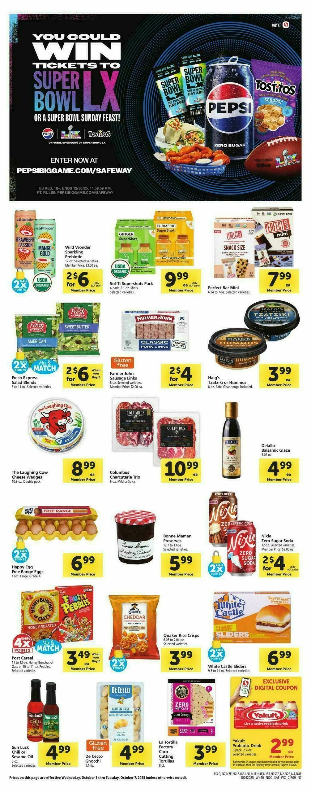 Safeway Weekly Ad from October 1