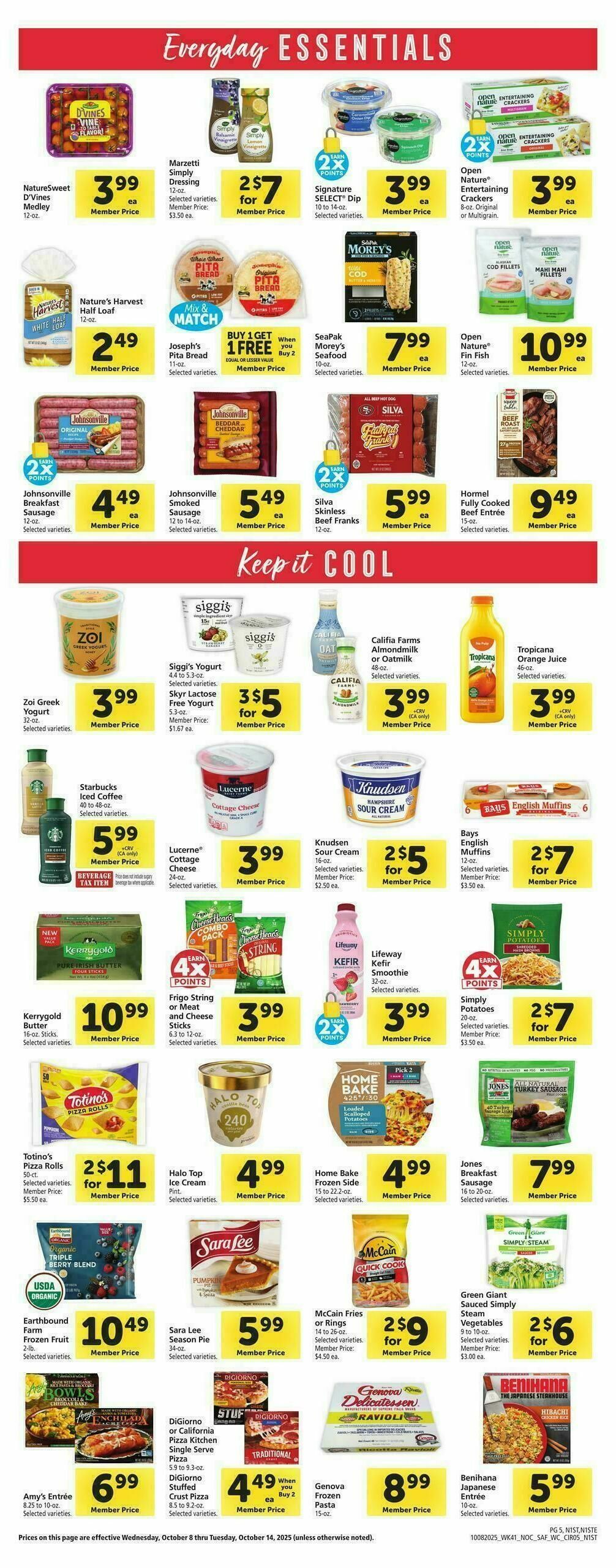 Safeway Weekly Ad from October 8