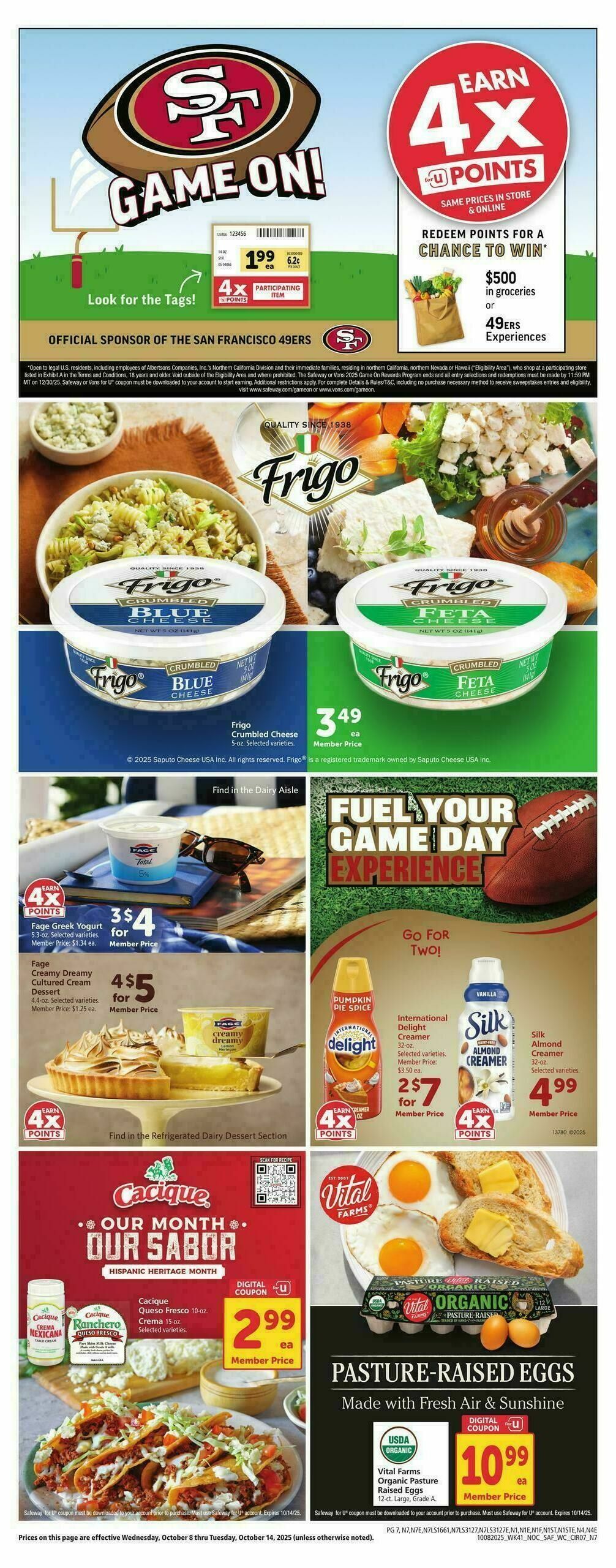 Safeway Weekly Ad from October 8