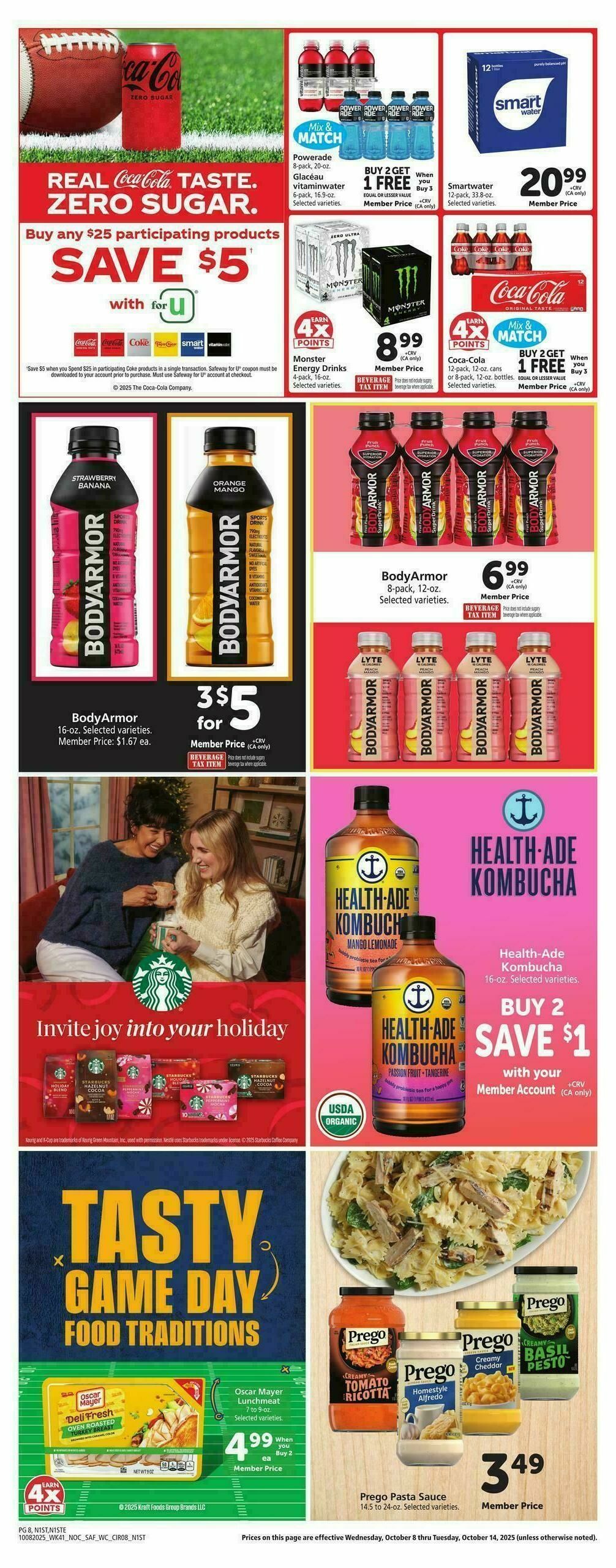 Safeway Weekly Ad from October 8