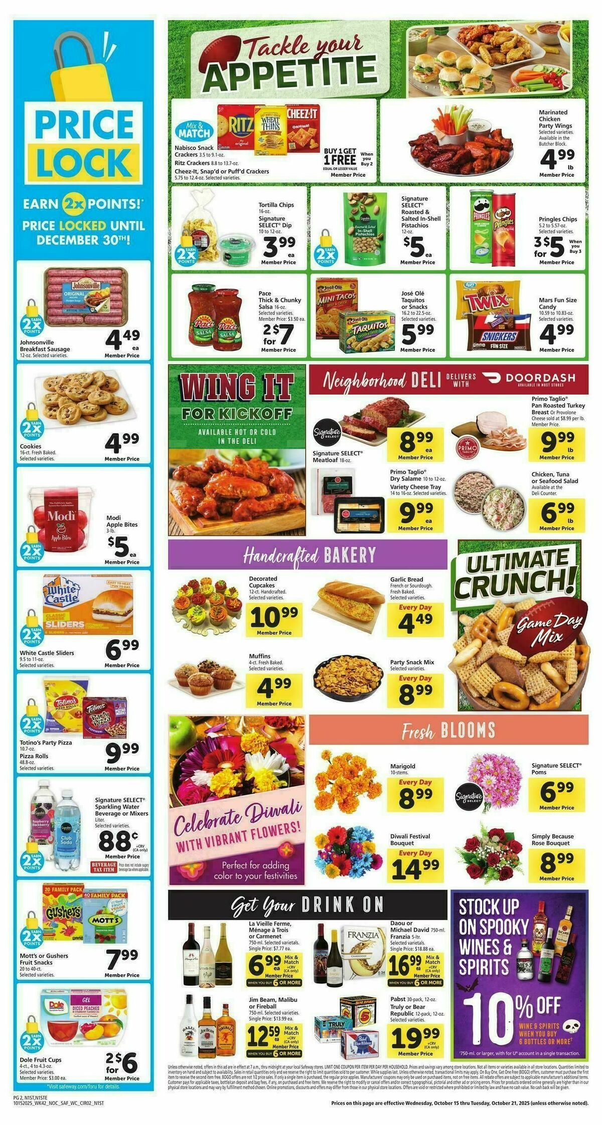 Safeway Weekly Ad from October 15