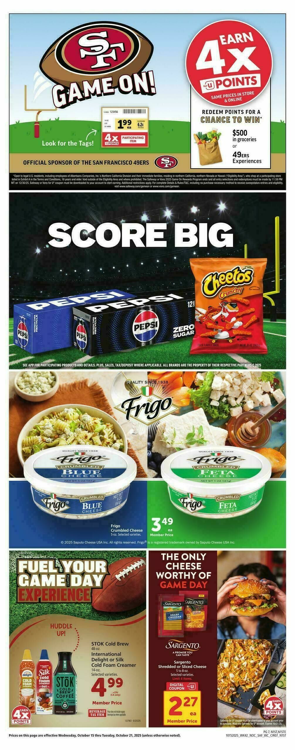 Safeway Weekly Ad from October 15