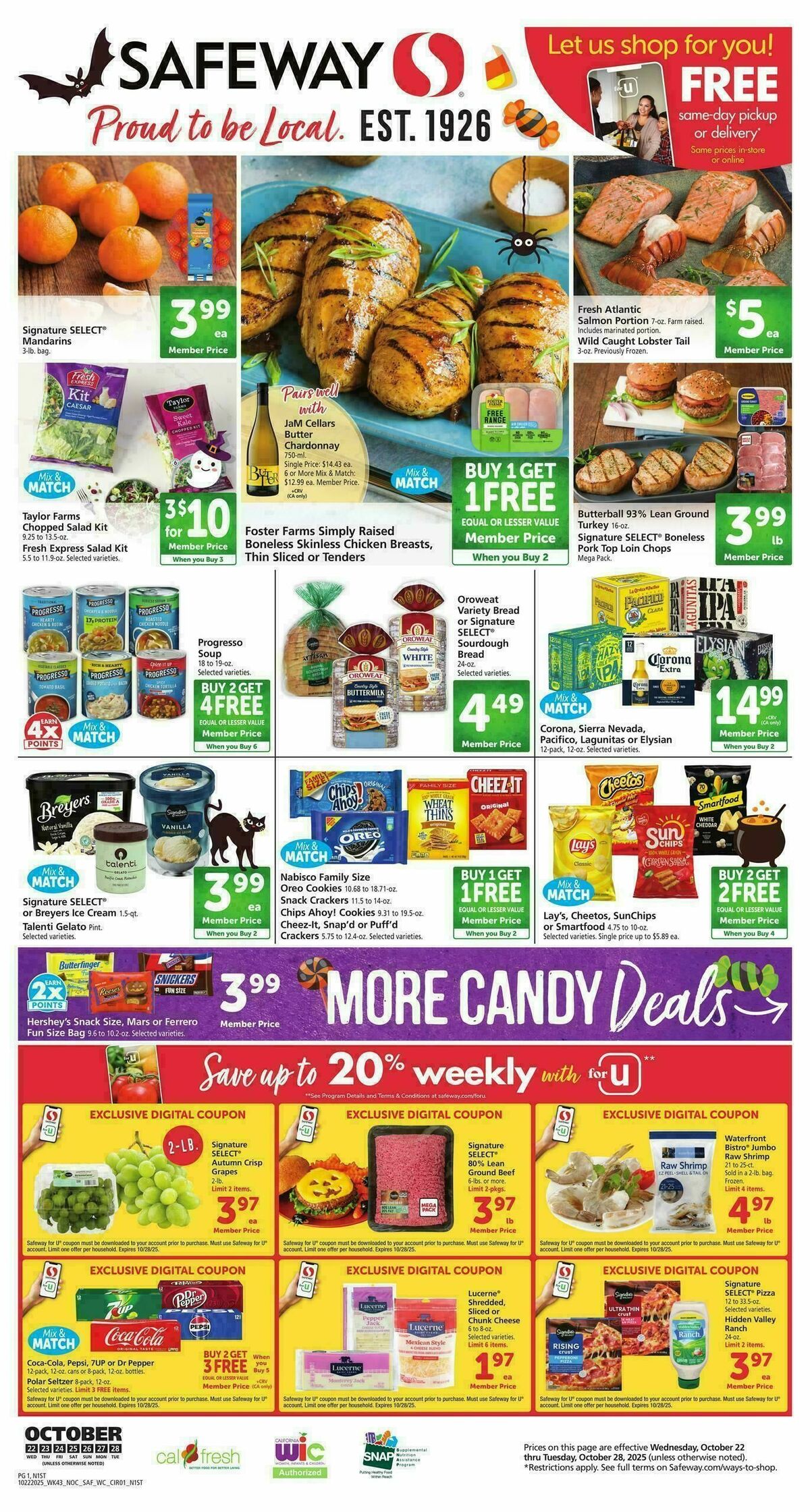 Safeway Weekly Ad from October 22