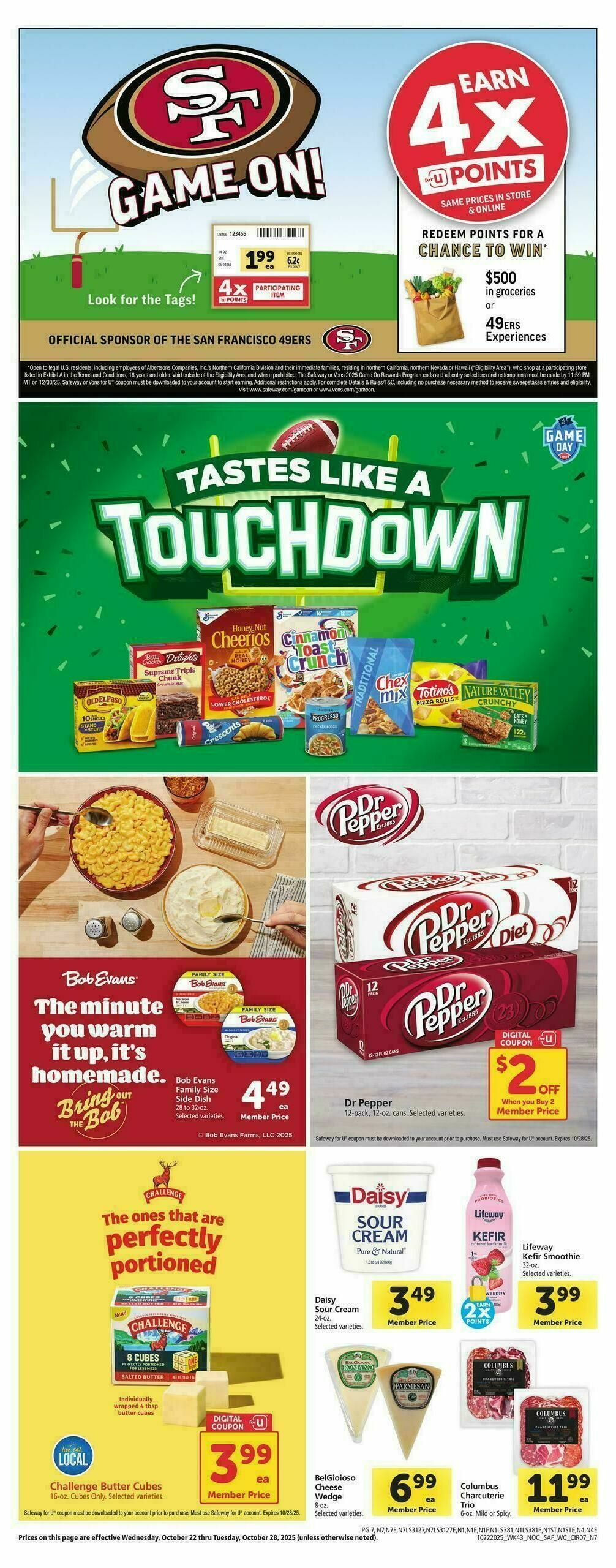 Safeway Weekly Ad from October 22