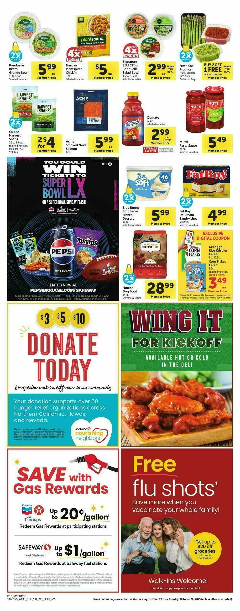 Safeway Weekly Ad from October 22