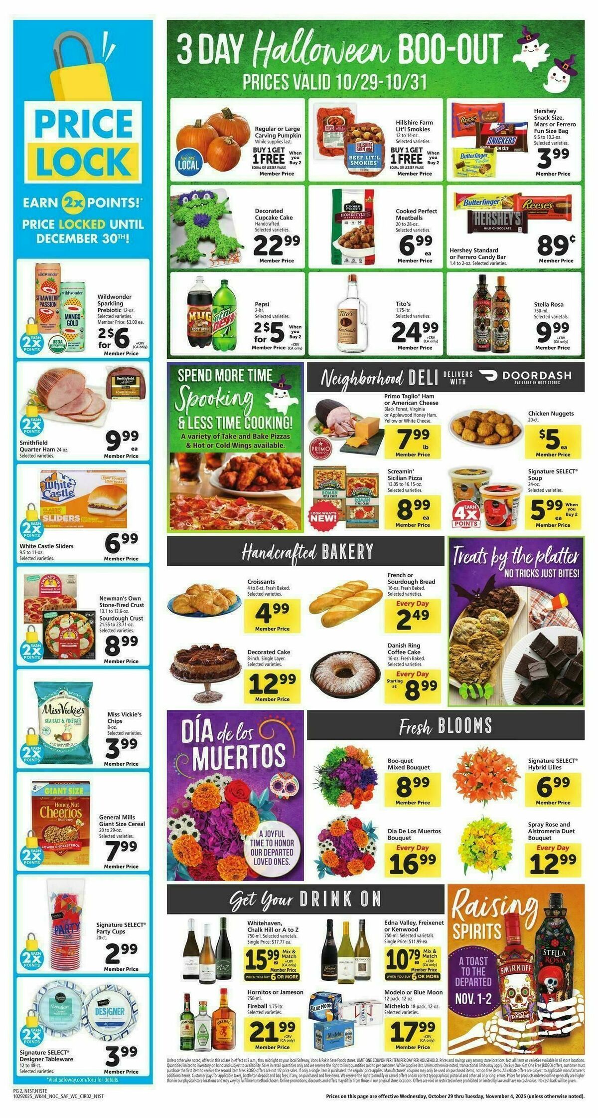 Safeway Weekly Ad from October 29