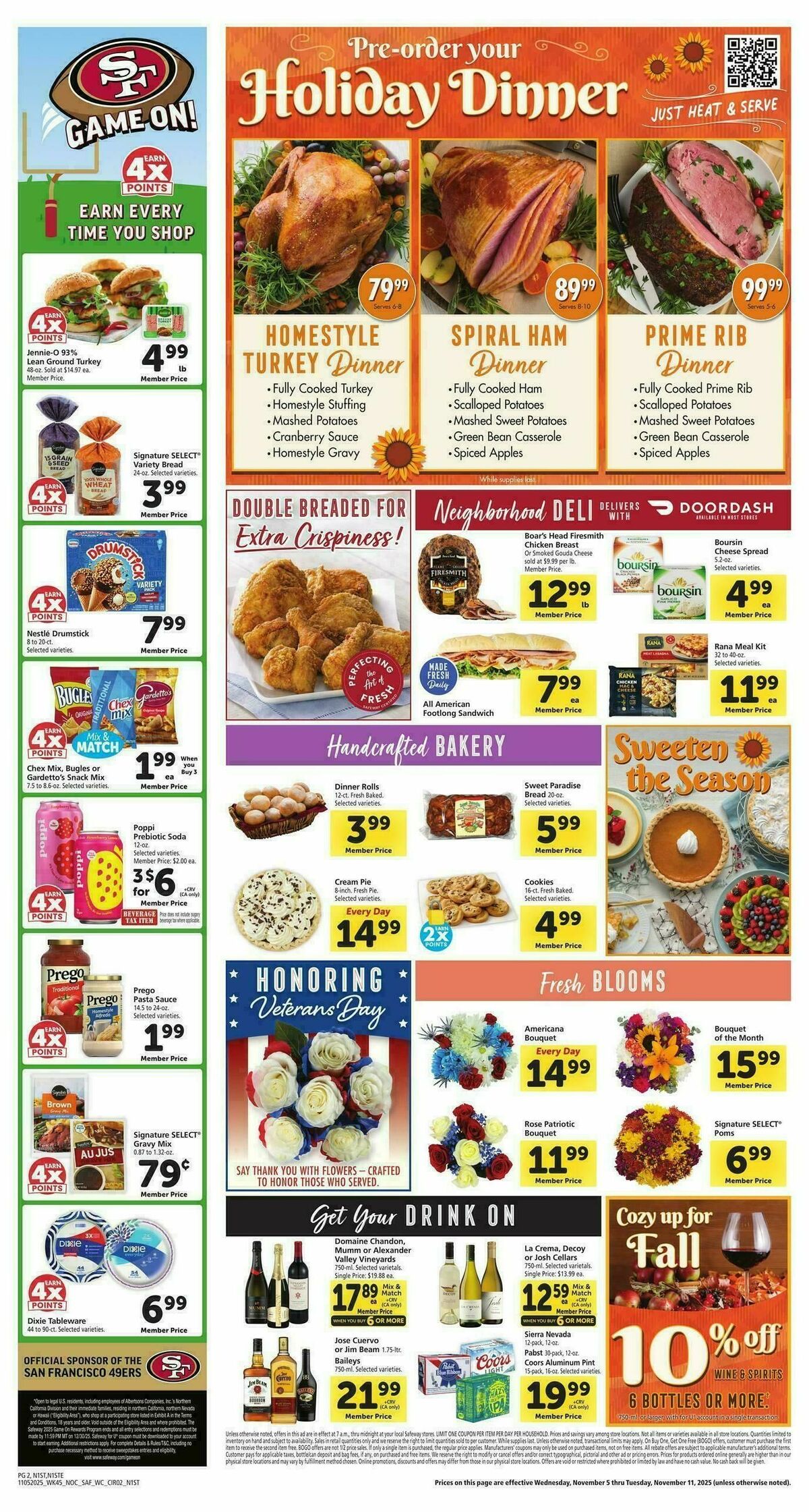 Safeway Weekly Ad from November 5