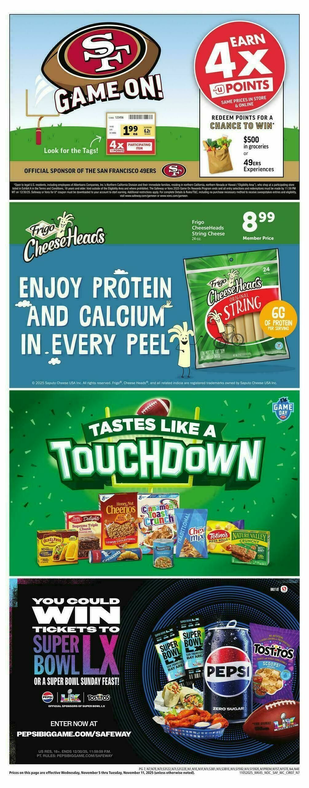 Safeway Weekly Ad from November 5