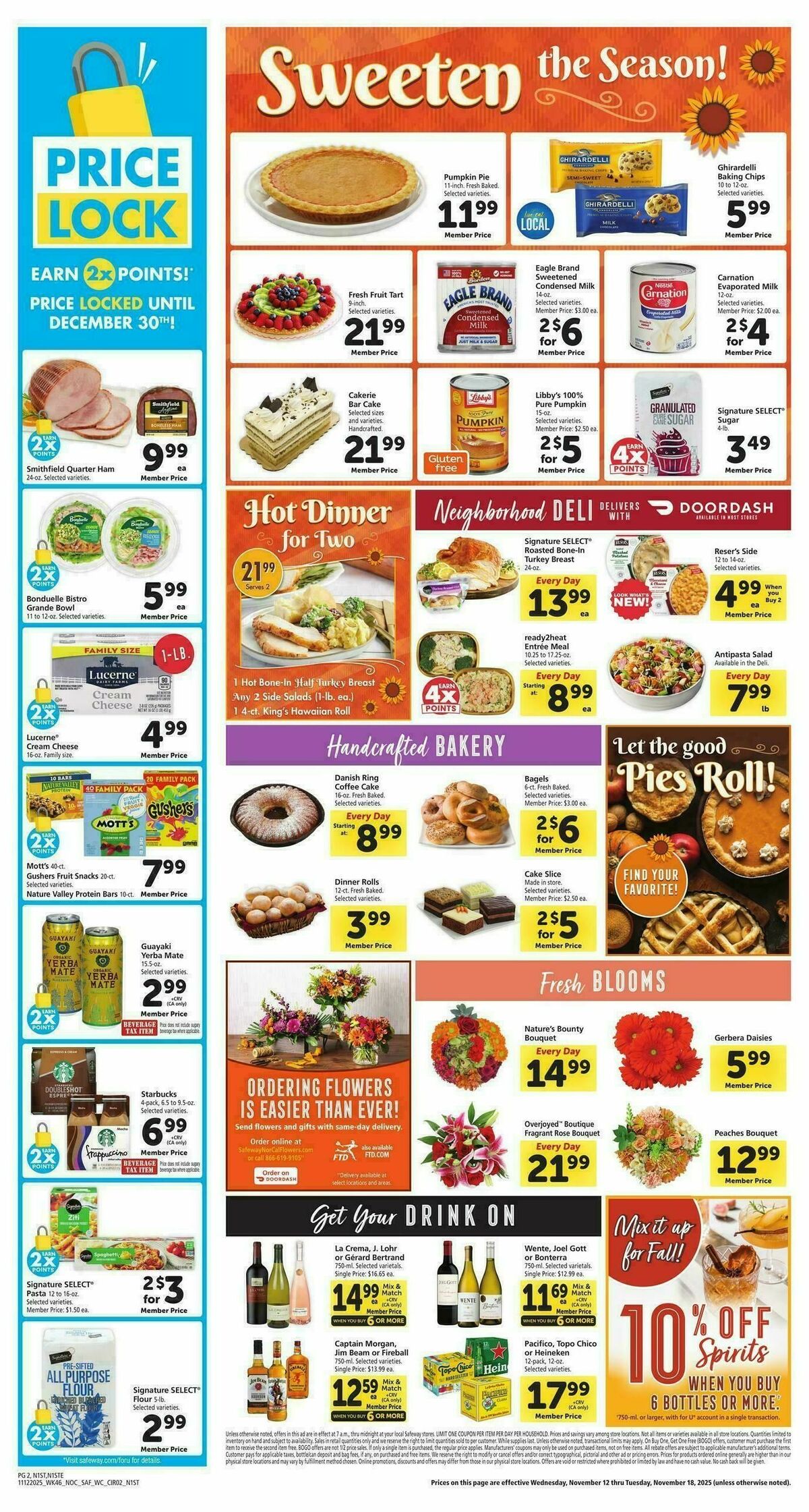 Safeway Weekly Ad from November 12