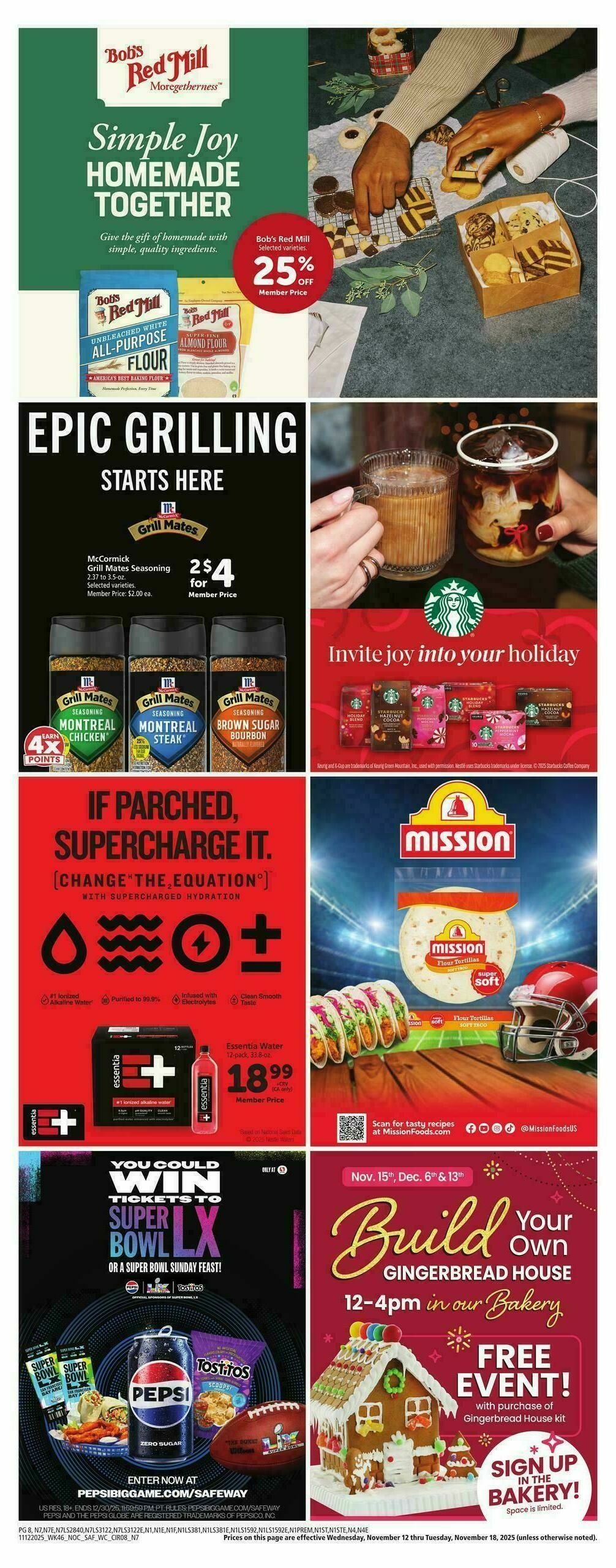 Safeway Weekly Ad from November 12