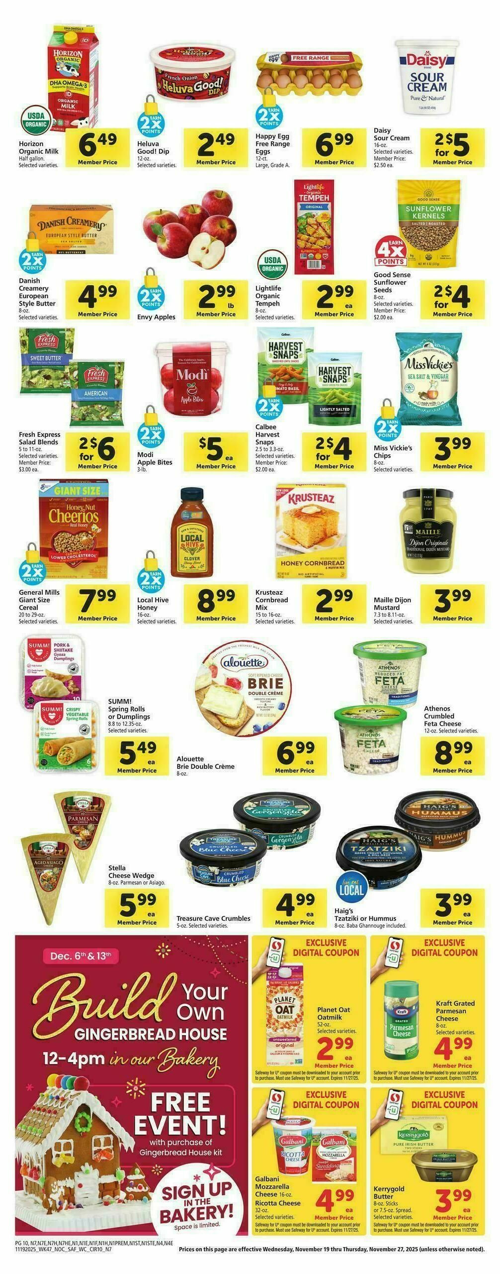 Safeway Weekly Ad from November 19