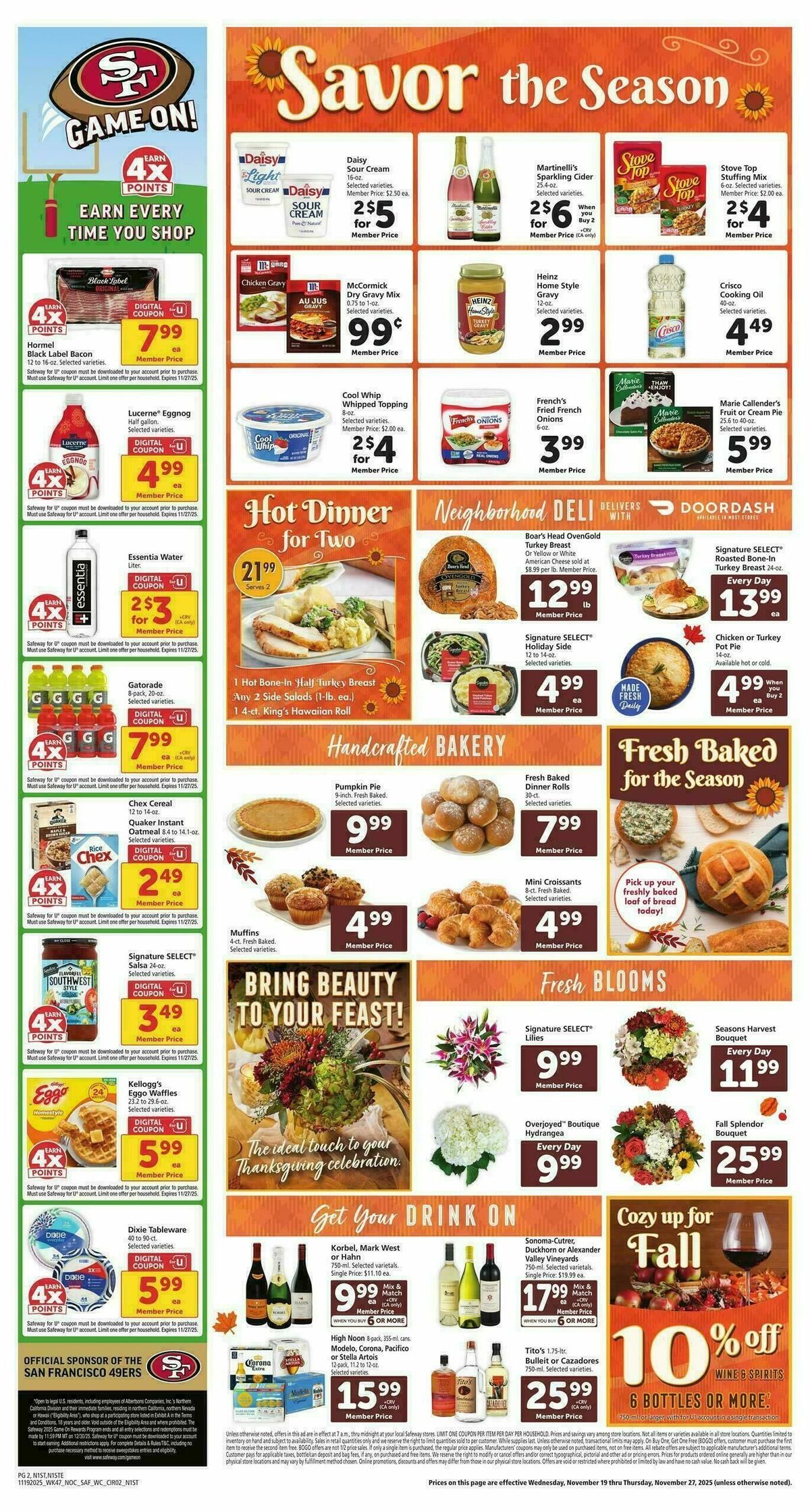 Safeway Weekly Ad from November 19